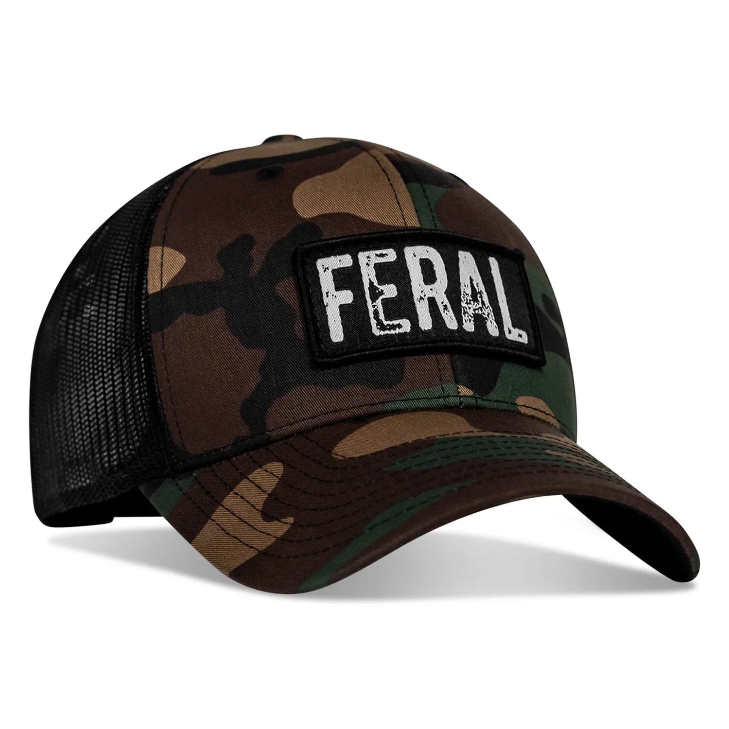 Feral Vintaged Patch Snapback Hat - Combat Iron Apparel Co.