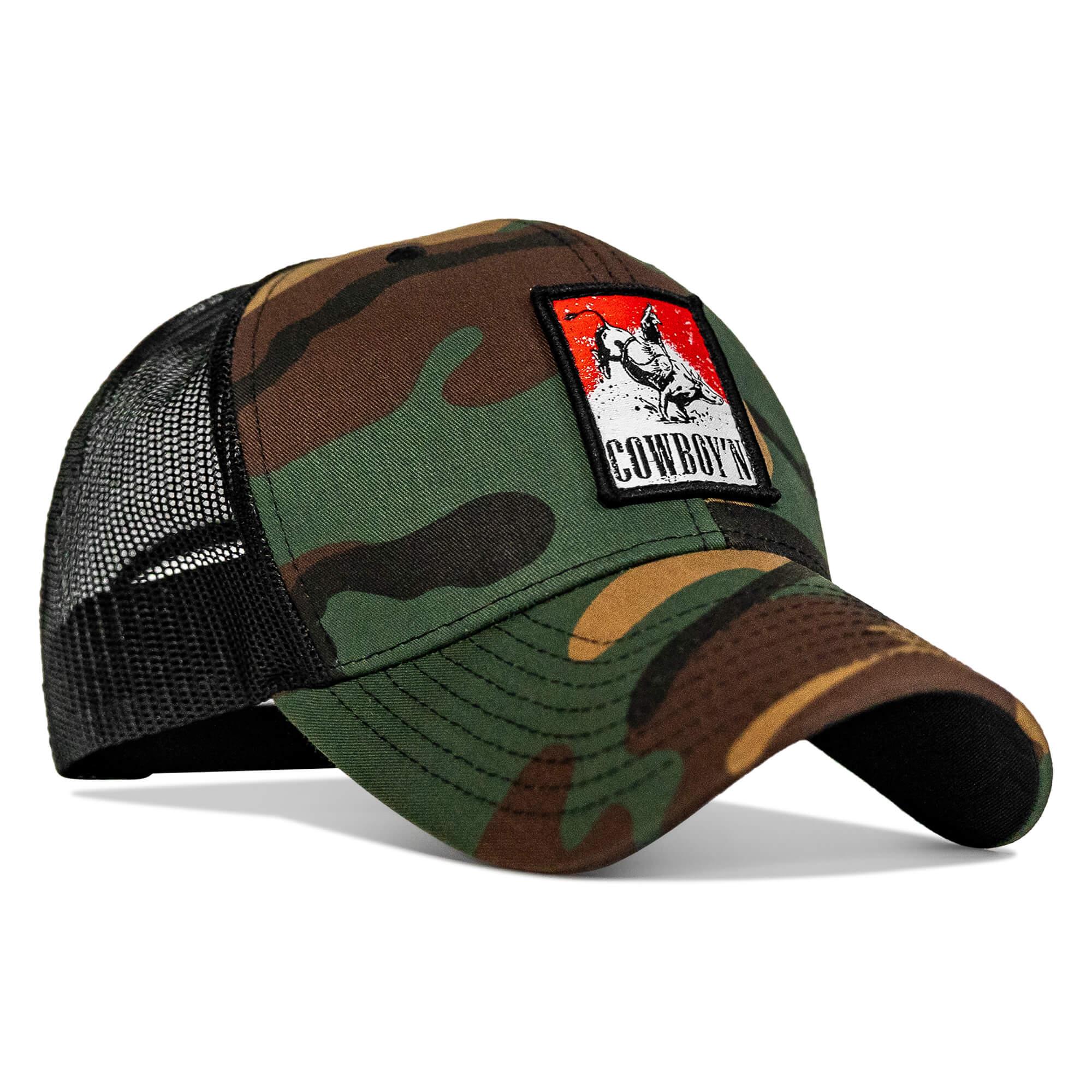 Cowboy'n Knuck If You Buck Patch SnapBack - Combat Iron Apparel Co.