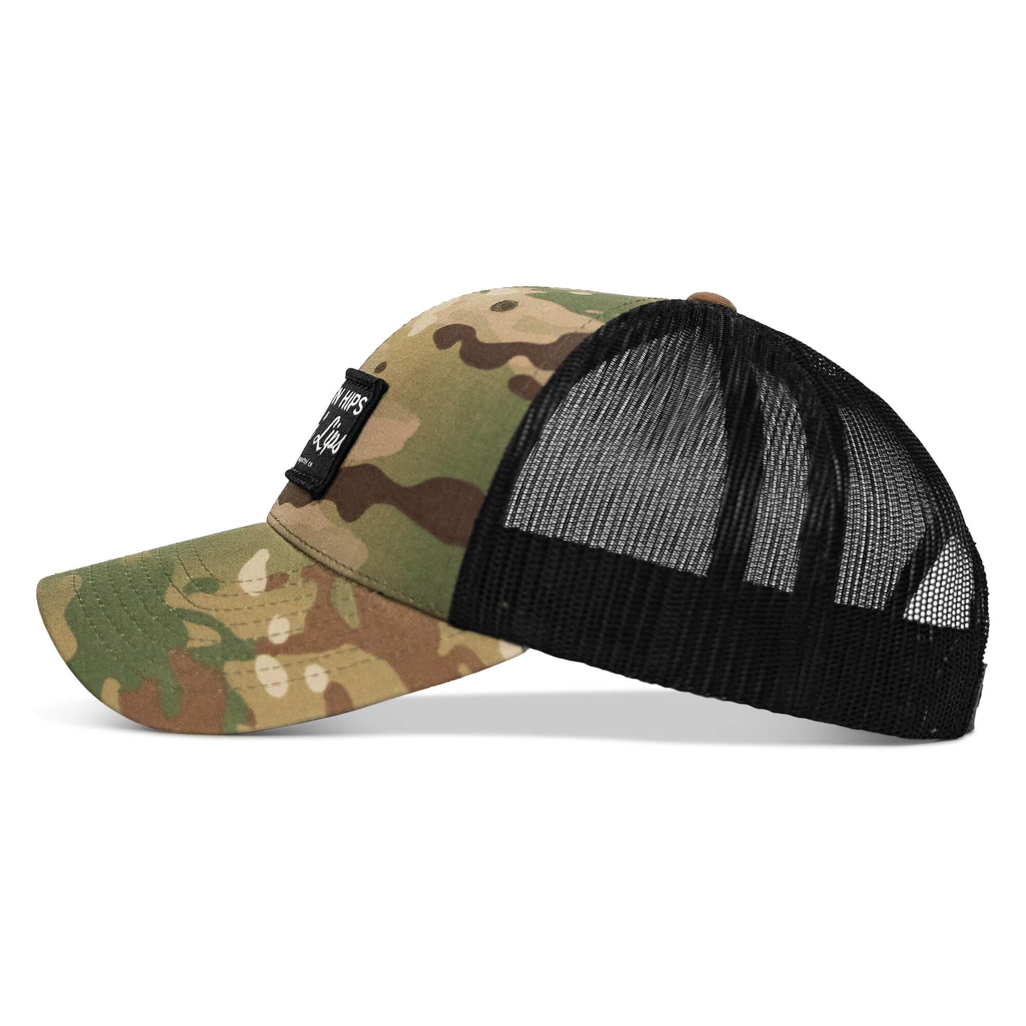 Spreadin' Hips Rippin' Lips Patch Snapback - Combat Iron Apparel Co.