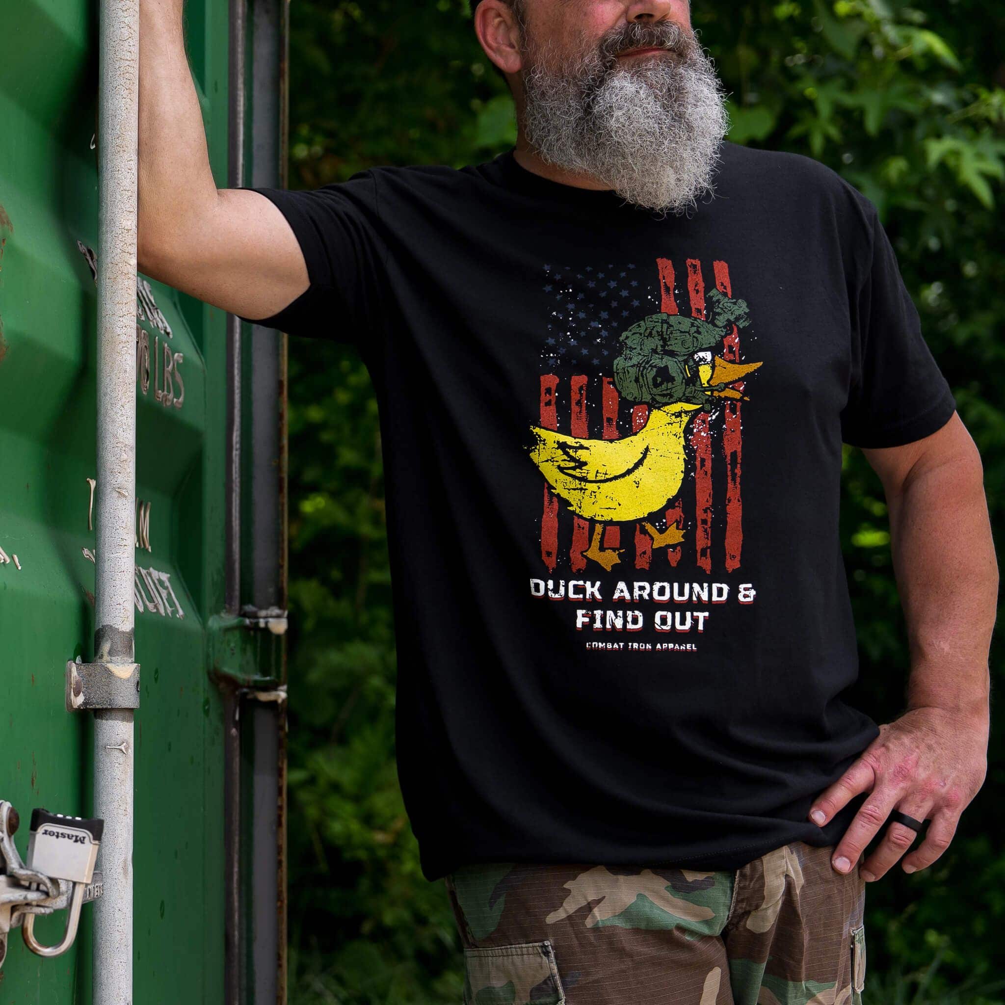 Duck Around and Find Out Men's T-Shirt - Combat Iron Apparel Co.