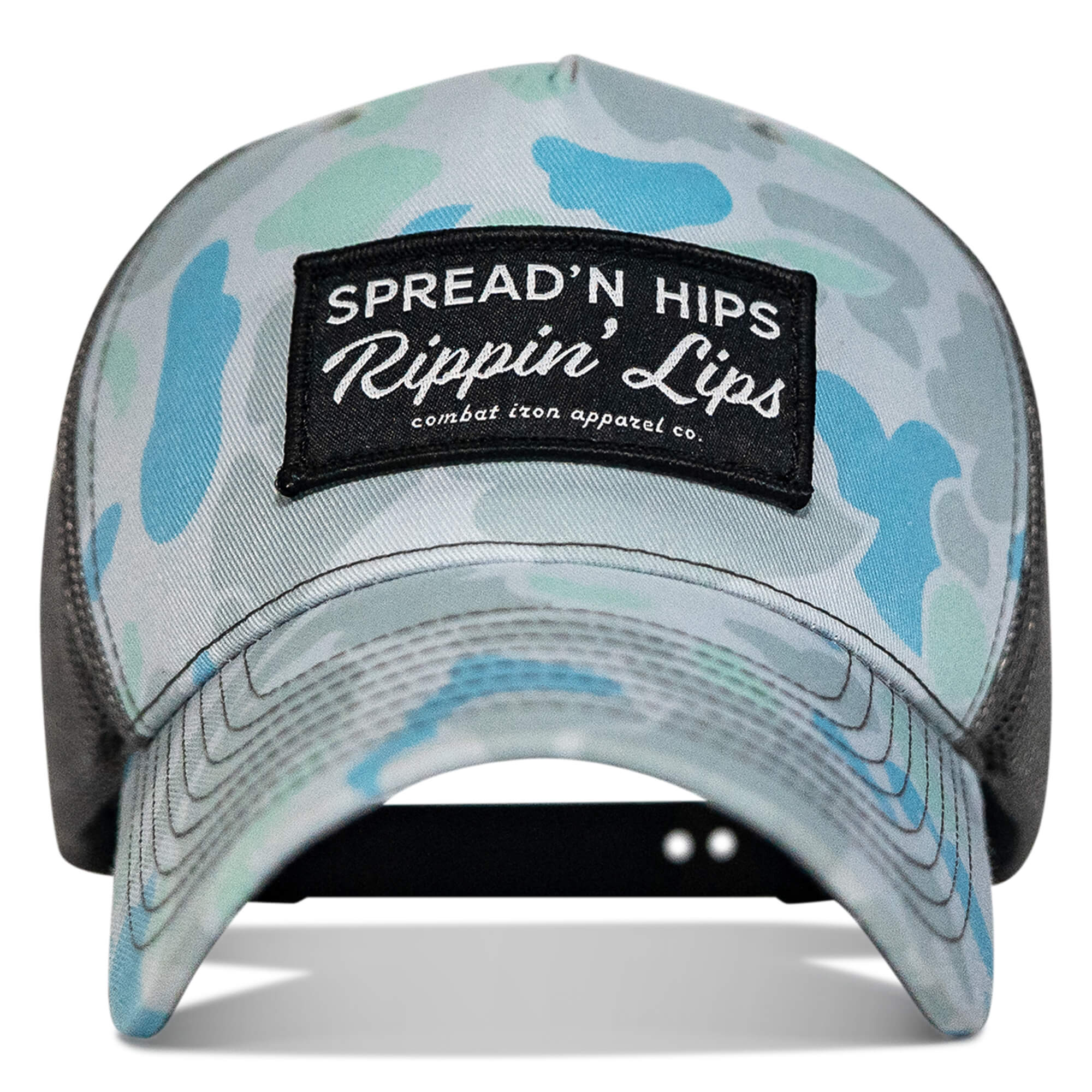 Spreadin' Hips Rippin' Lips Patch Snapback - Combat Iron Apparel Co.