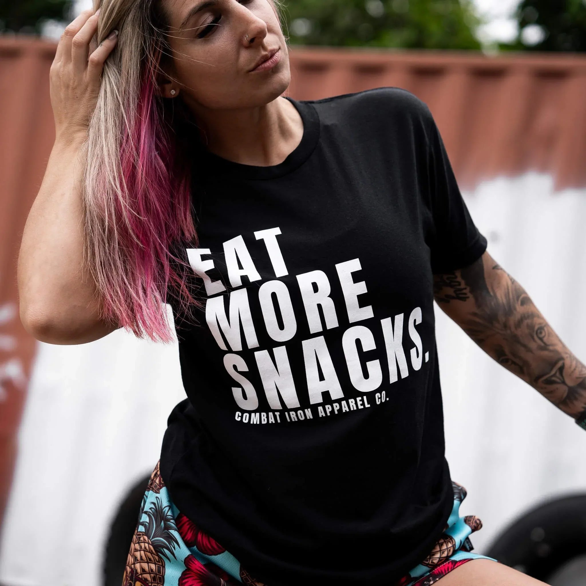 Eat More Snacks Men's T-Shirt - Combat Iron Apparel Co.