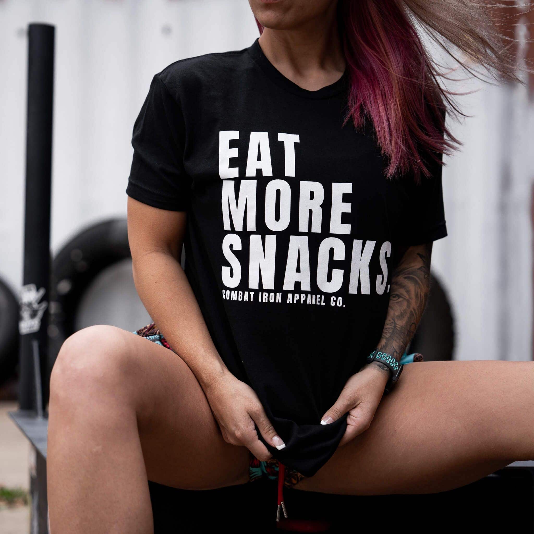 Eat More Snacks Men's T-Shirt - Combat Iron Apparel Co.