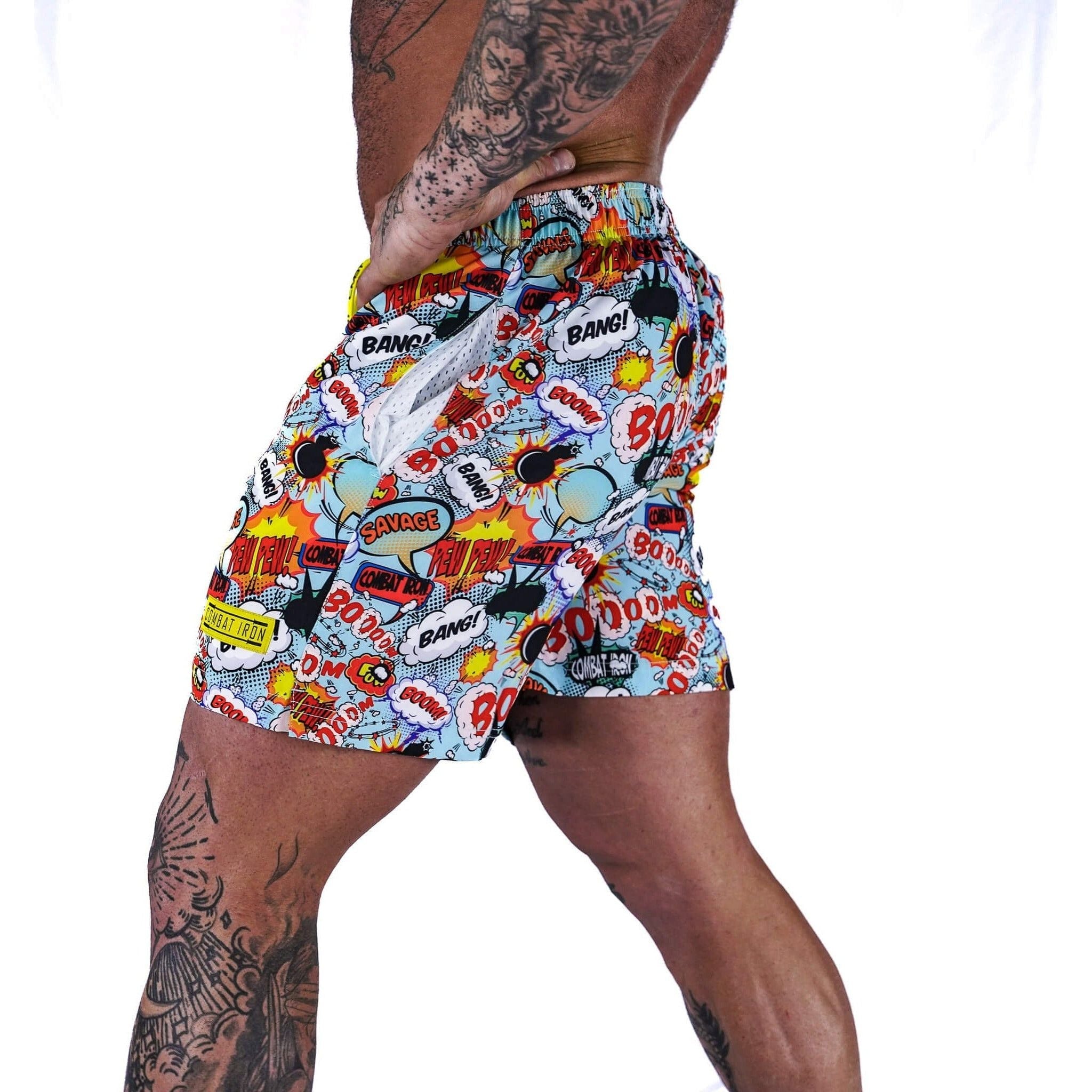 Men's V3 Performance Training Shorts | 5.5" - Combat Iron Apparel Co.