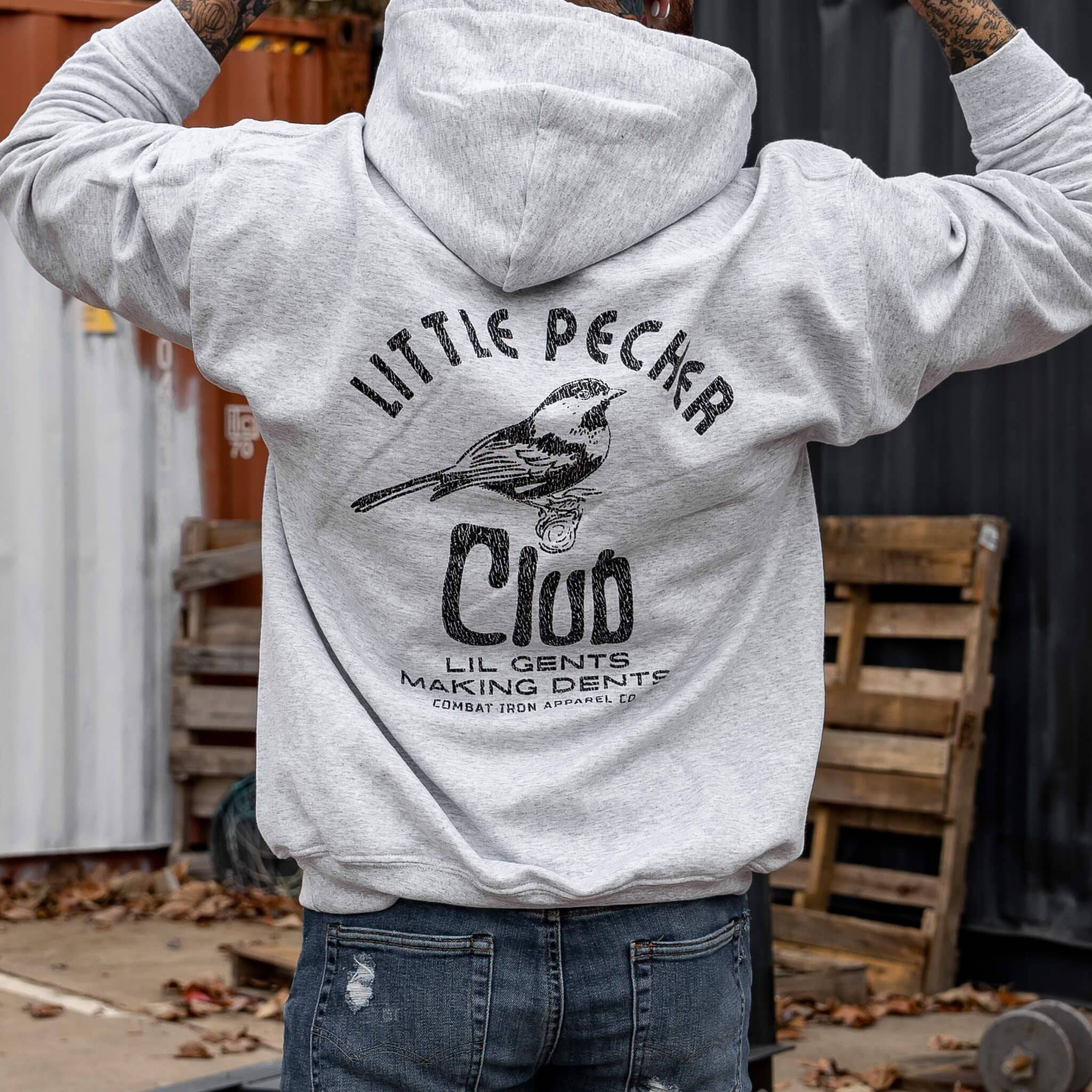 Little Pecker Club Fleece Lined Hoodie - Combat Iron Apparel Co.