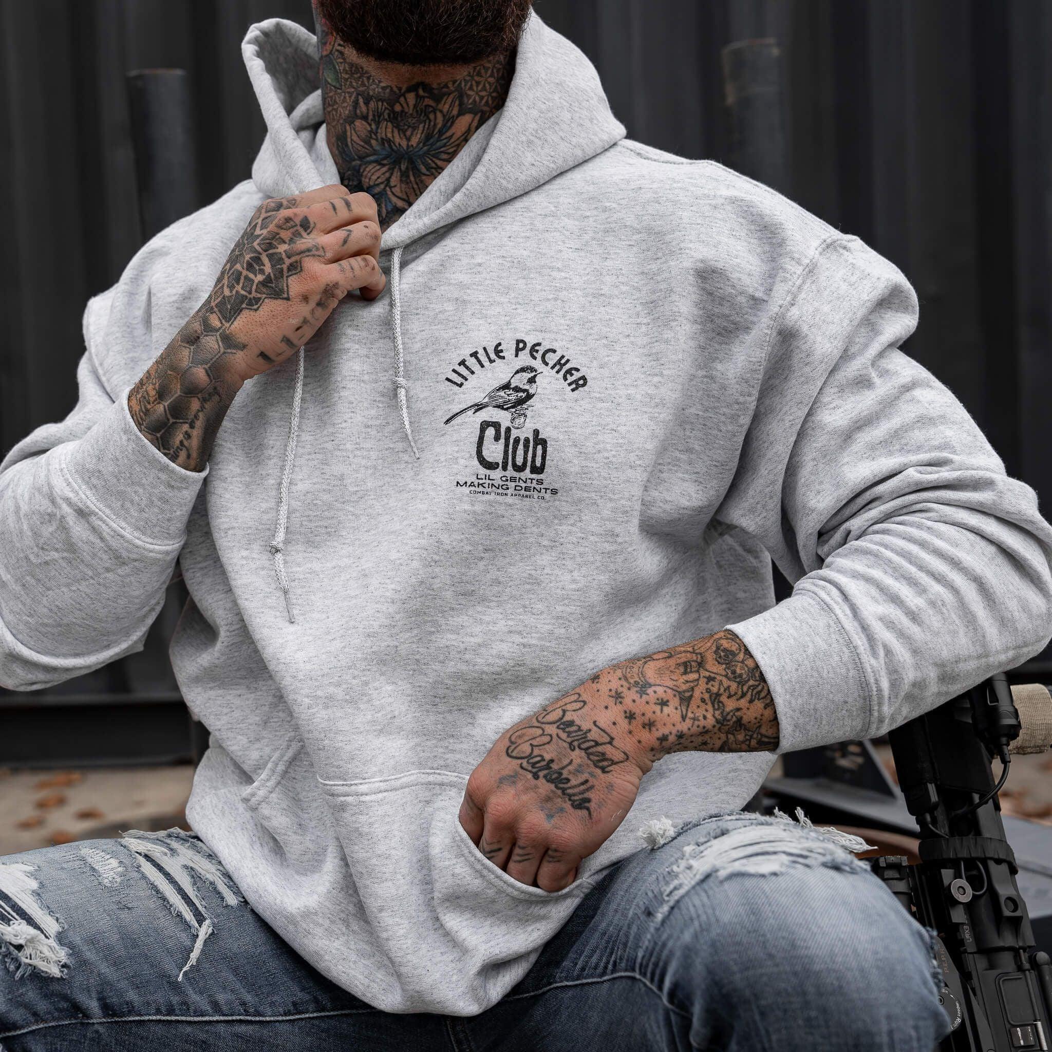 Little Pecker Club Fleece Lined Hoodie - Combat Iron Apparel Co.