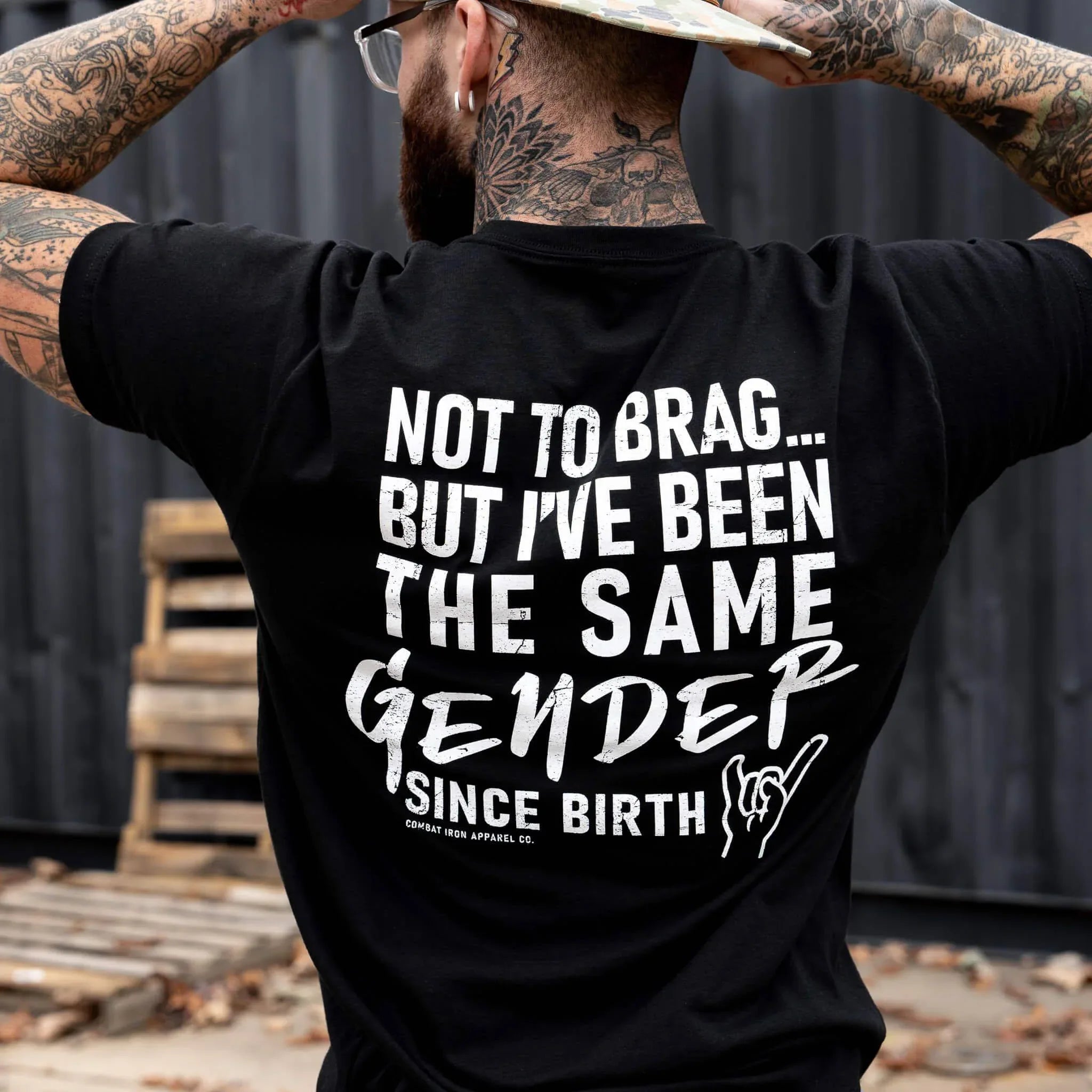 Same Gender Since Birth Men's T-Shirt - Combat Iron Apparel Co.