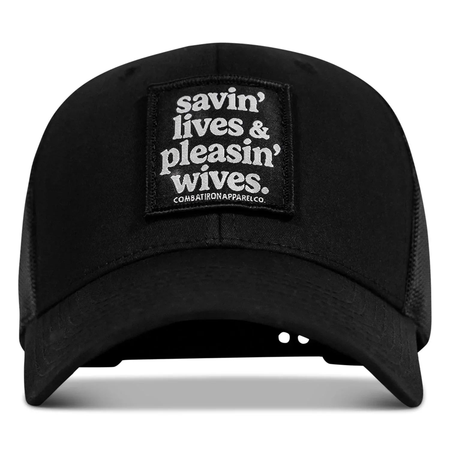 Savin' Lives & Pleasin' Wives Patch SnapBack Hat - Combat Iron Apparel Co.