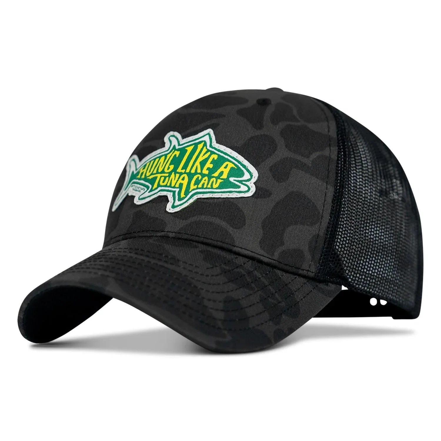 Hung Like A Tuna Can Snapback Hat - Combat Iron Apparel Co.