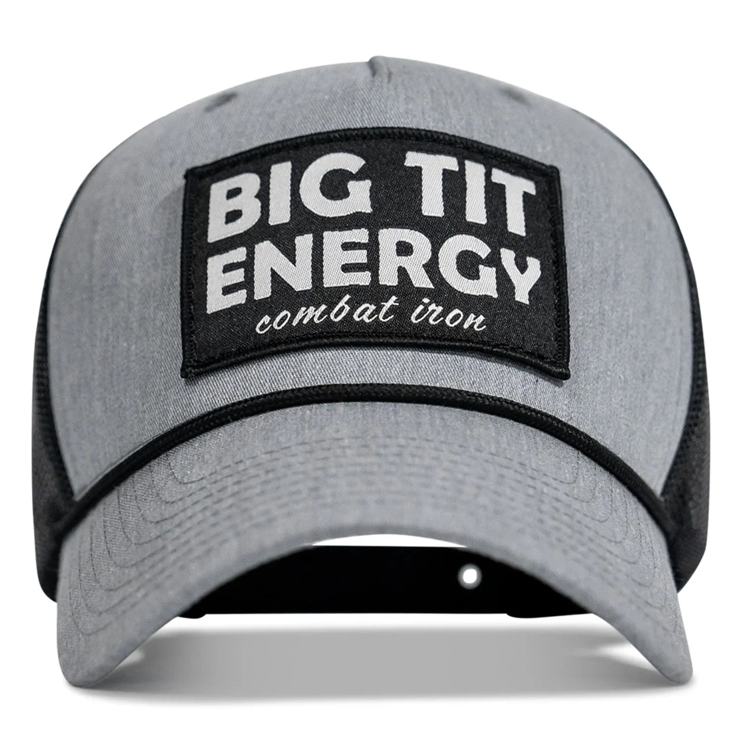 Big Tit Energy Patch Rope Snapback Hat - Combat Iron Apparel Co.