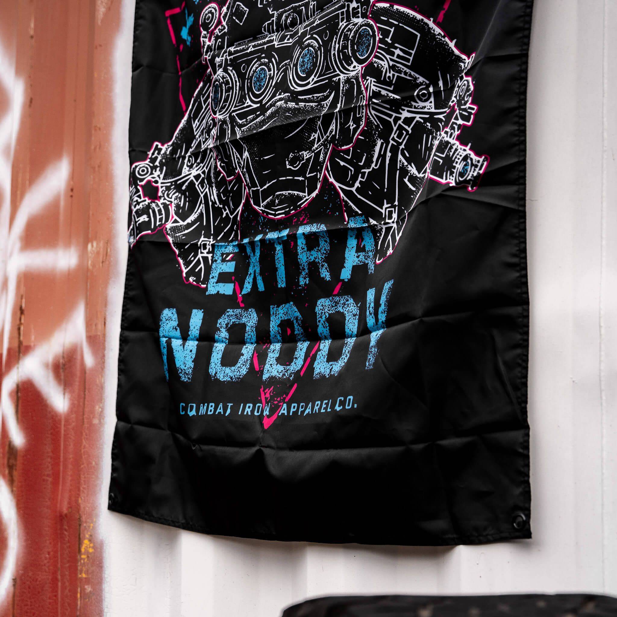 Known To Be Extra Noddy 3' X 4' Wall Flag  - Combat Iron Apparel Co.
