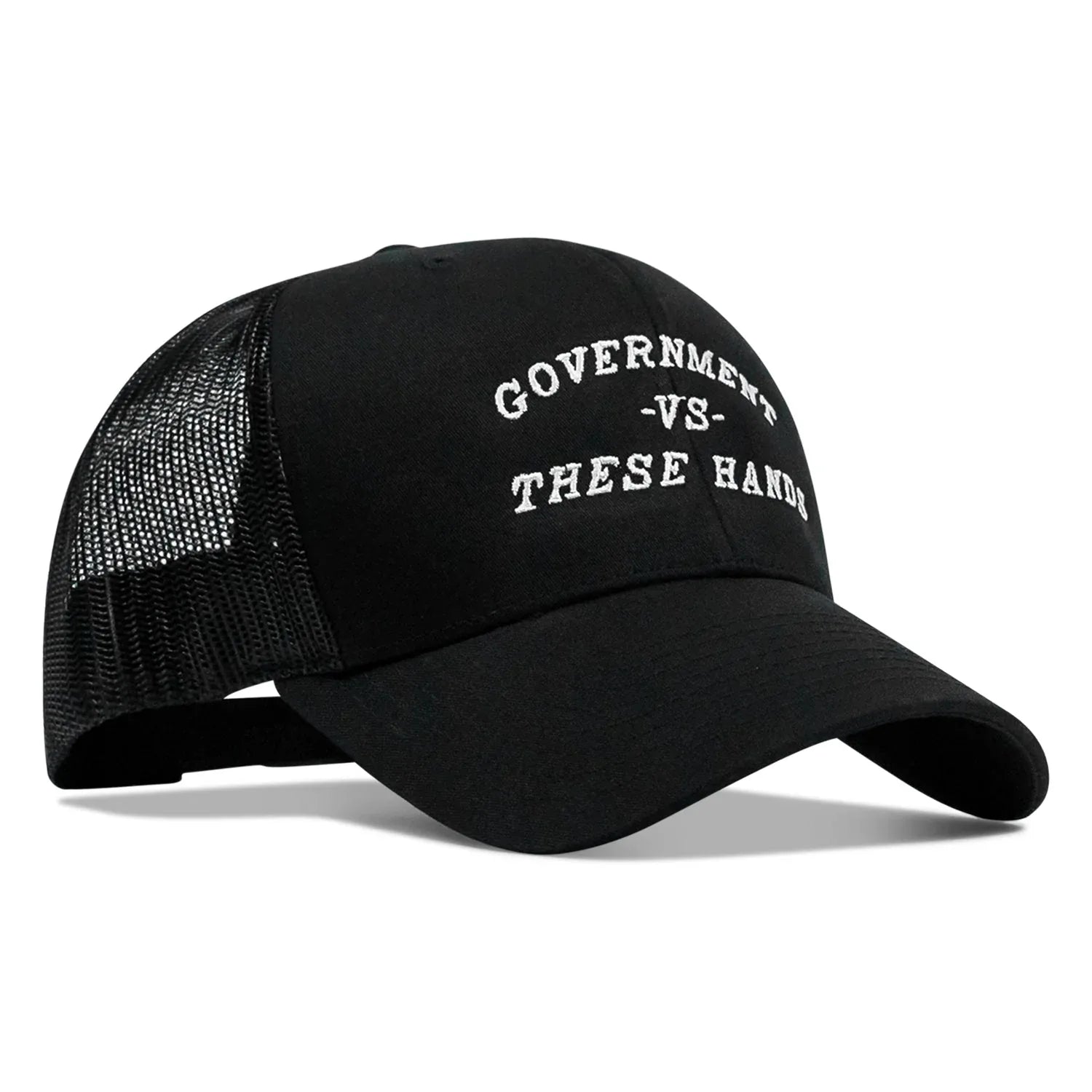 Government -vs- These Hands SnapBack Hat - Combat Iron Apparel Co.