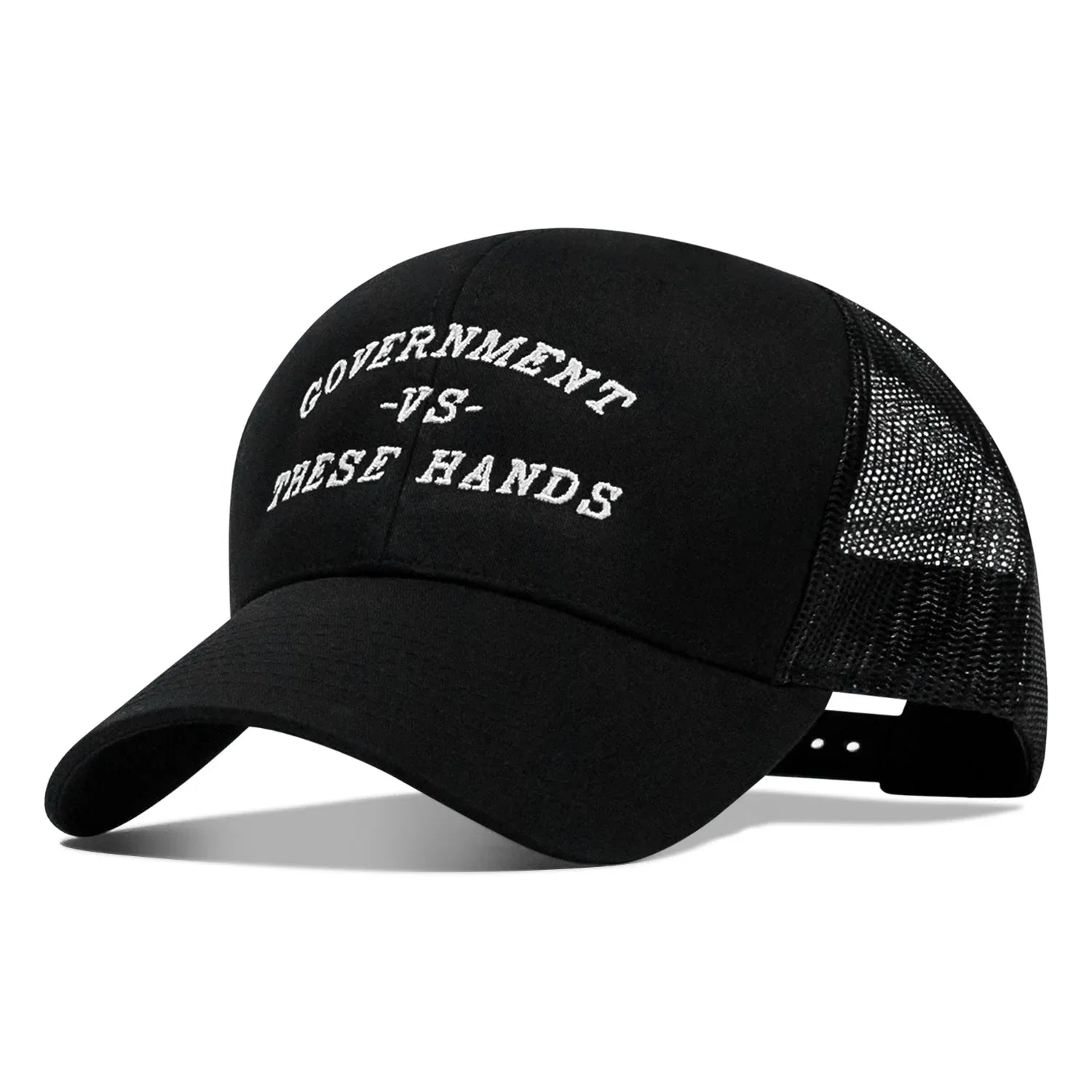 Government -vs- These Hands SnapBack Hat - Combat Iron Apparel Co.