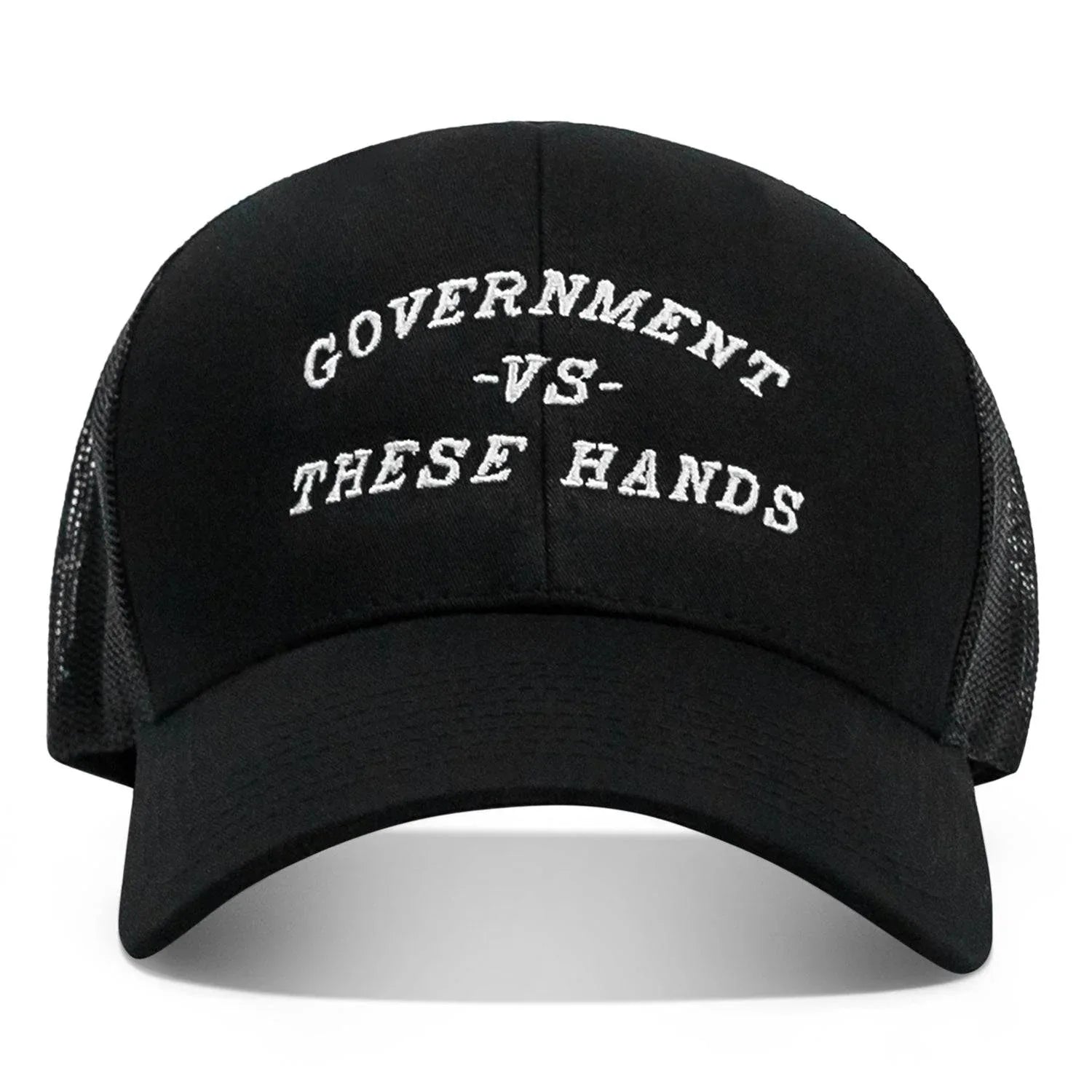 Government -vs- These Hands SnapBack Hat - Combat Iron Apparel Co.