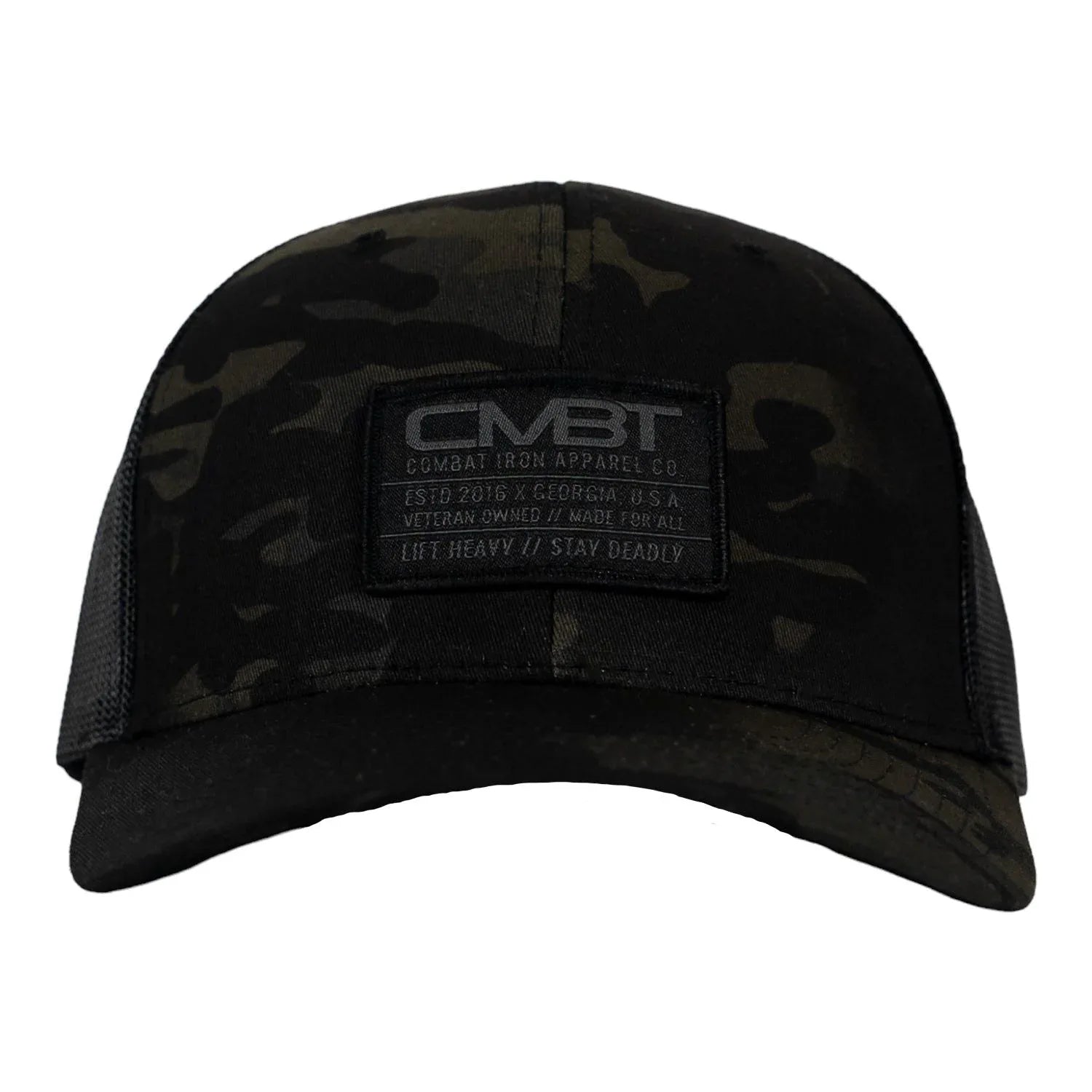 Branded CMBT Subdued Labeled Snapback Hat - Combat Iron Apparel Co.