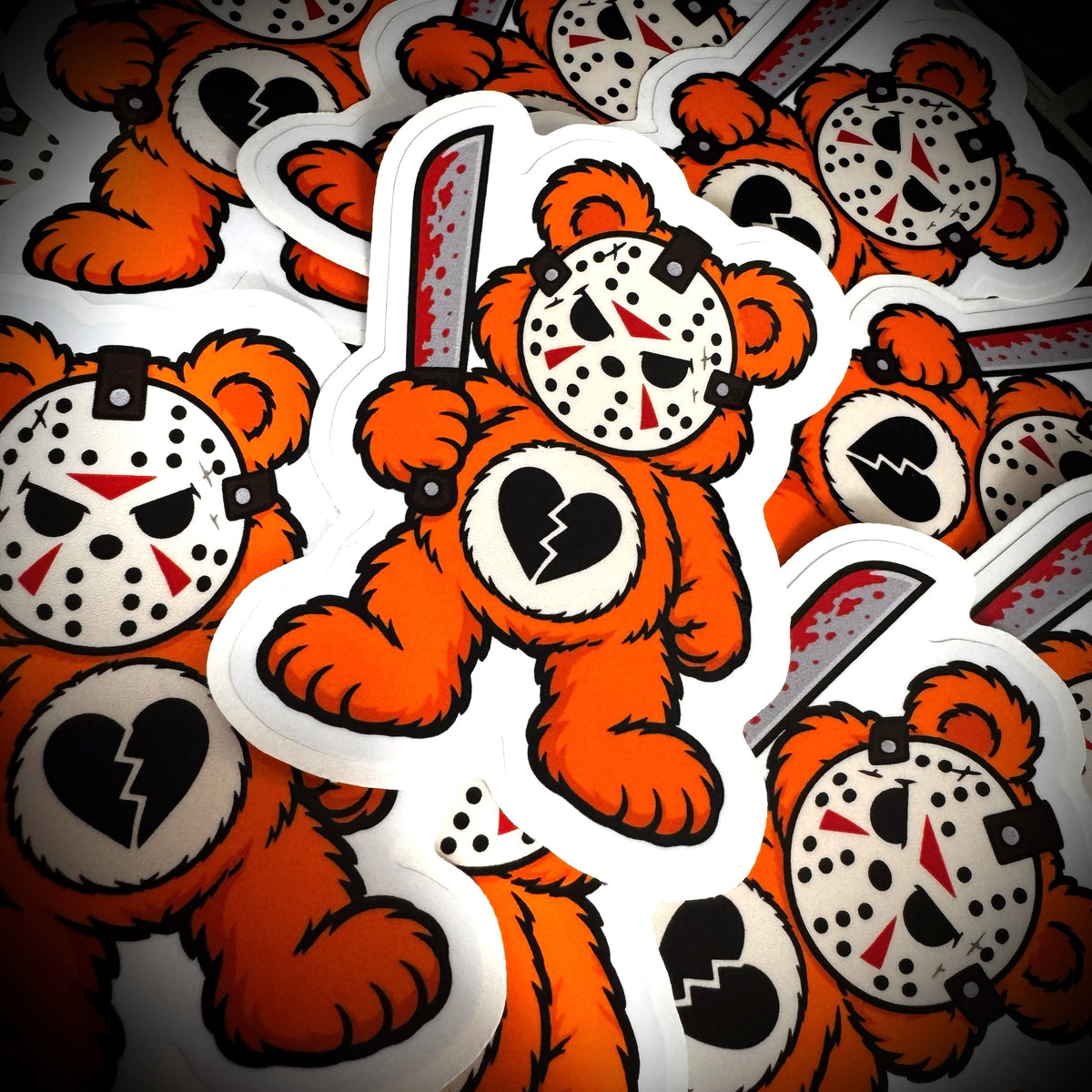 Camp IDFC Bear - IDFC BEARS - 3.5" Sticker - Orange