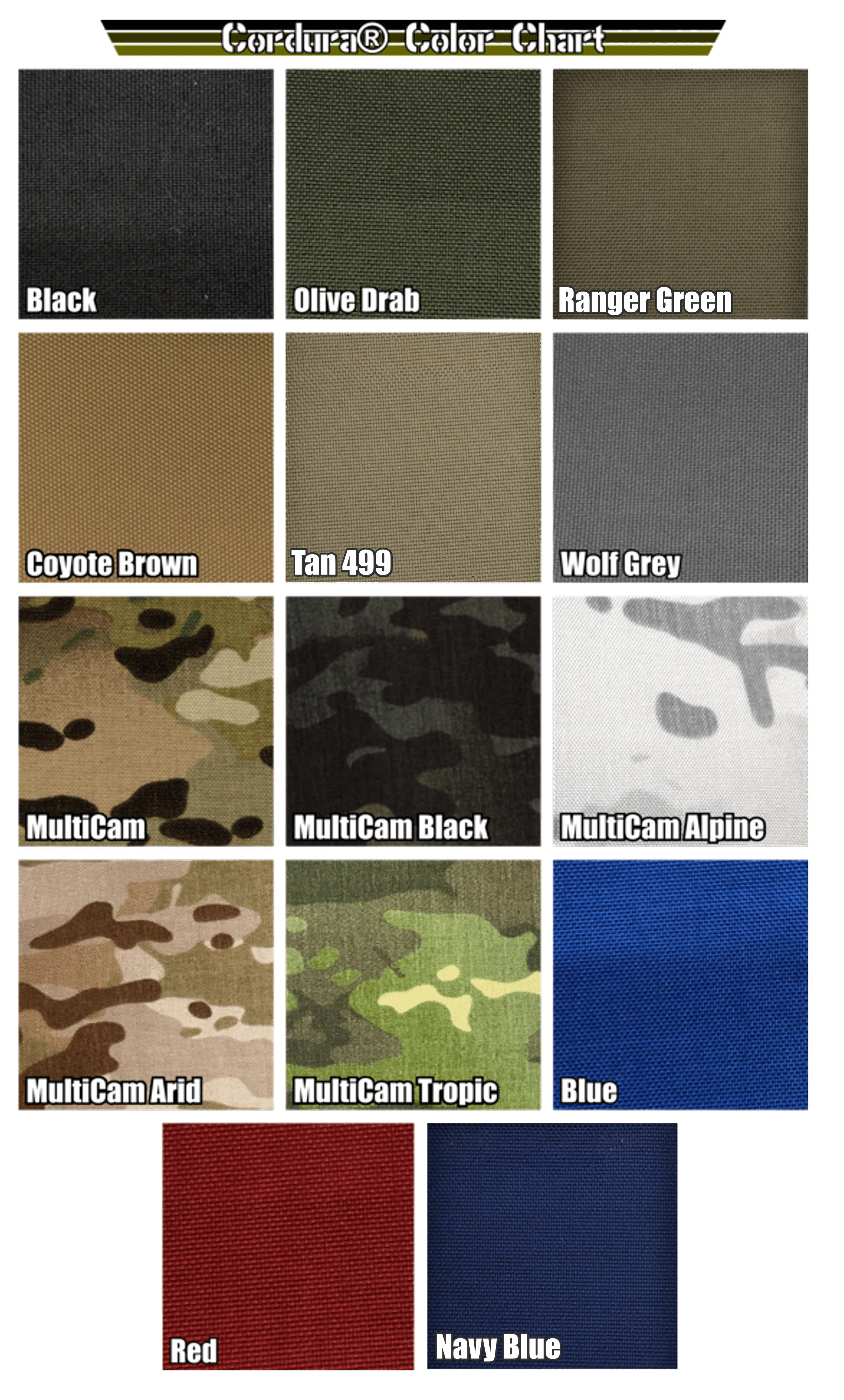 Tactical Gear Junkie Patches Custom Laser Cut - 1x3 CORDURA® Patch