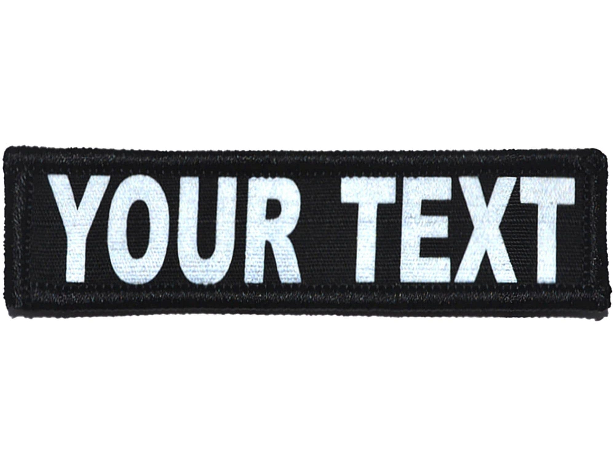 Custom Plate Carrier Text Patch - 2x5