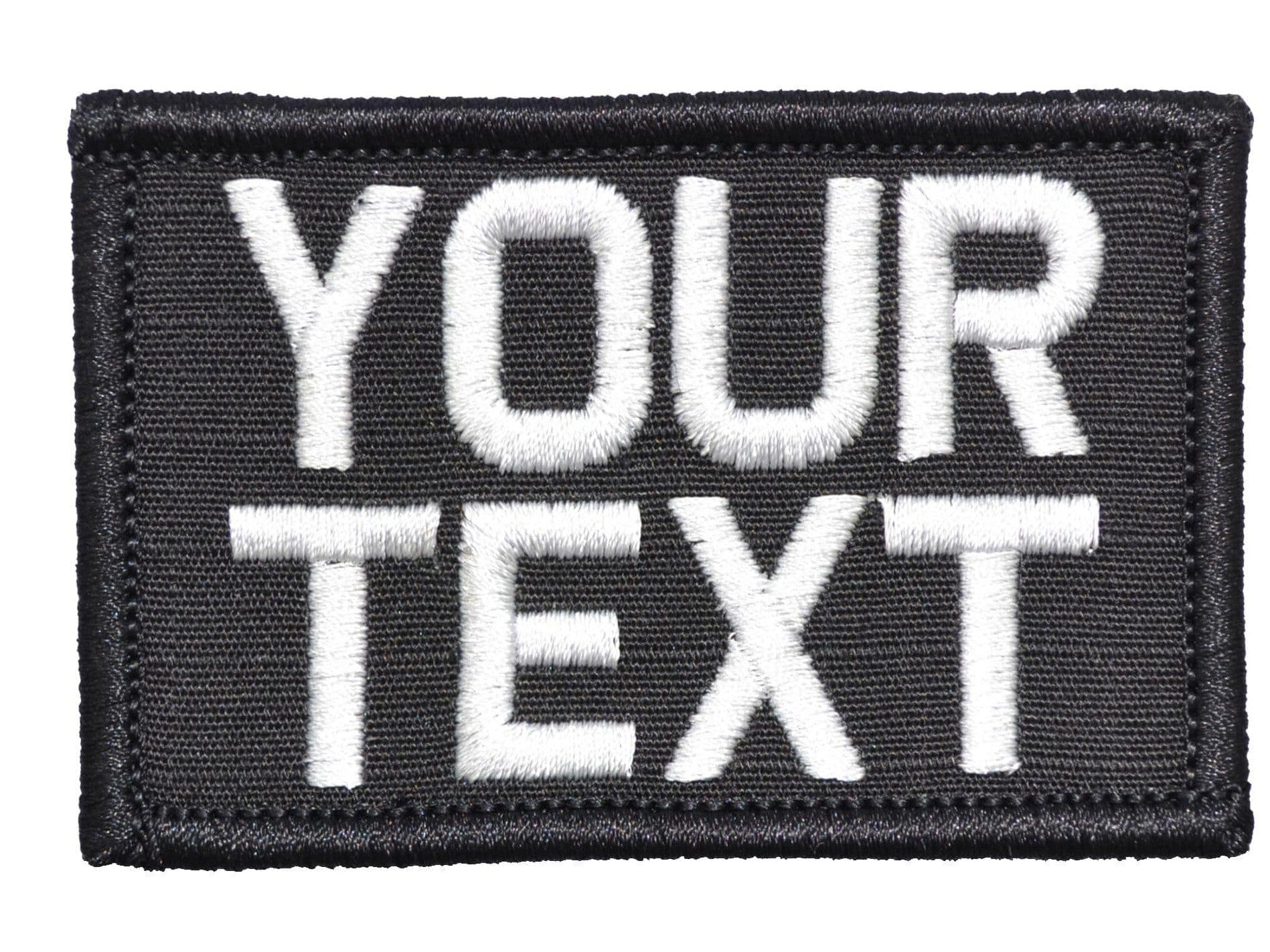Custom Text Patch - 2x3