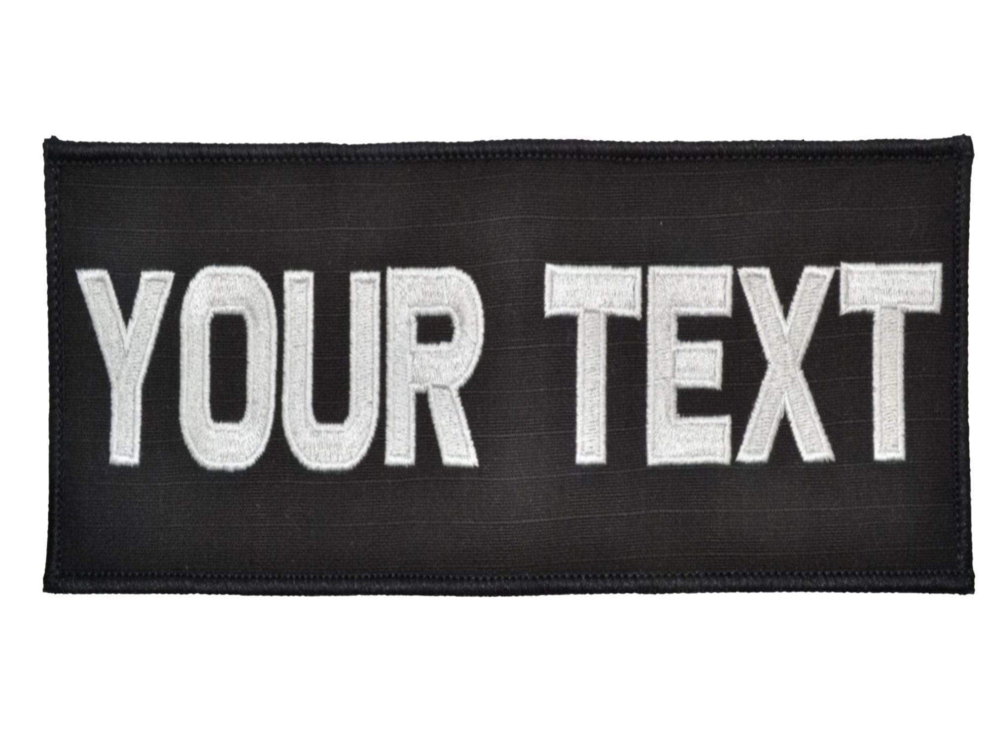 Custom Plate Carrier Text Patch - 2x5