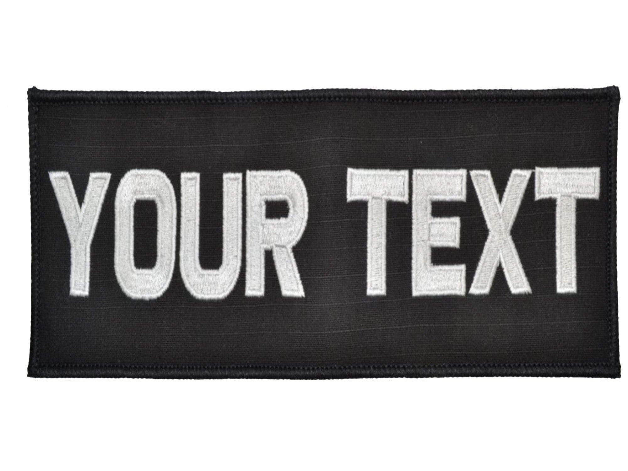 Tactical Gear Junkie Patches Custom Plate Carrier Text Patch - 2x5