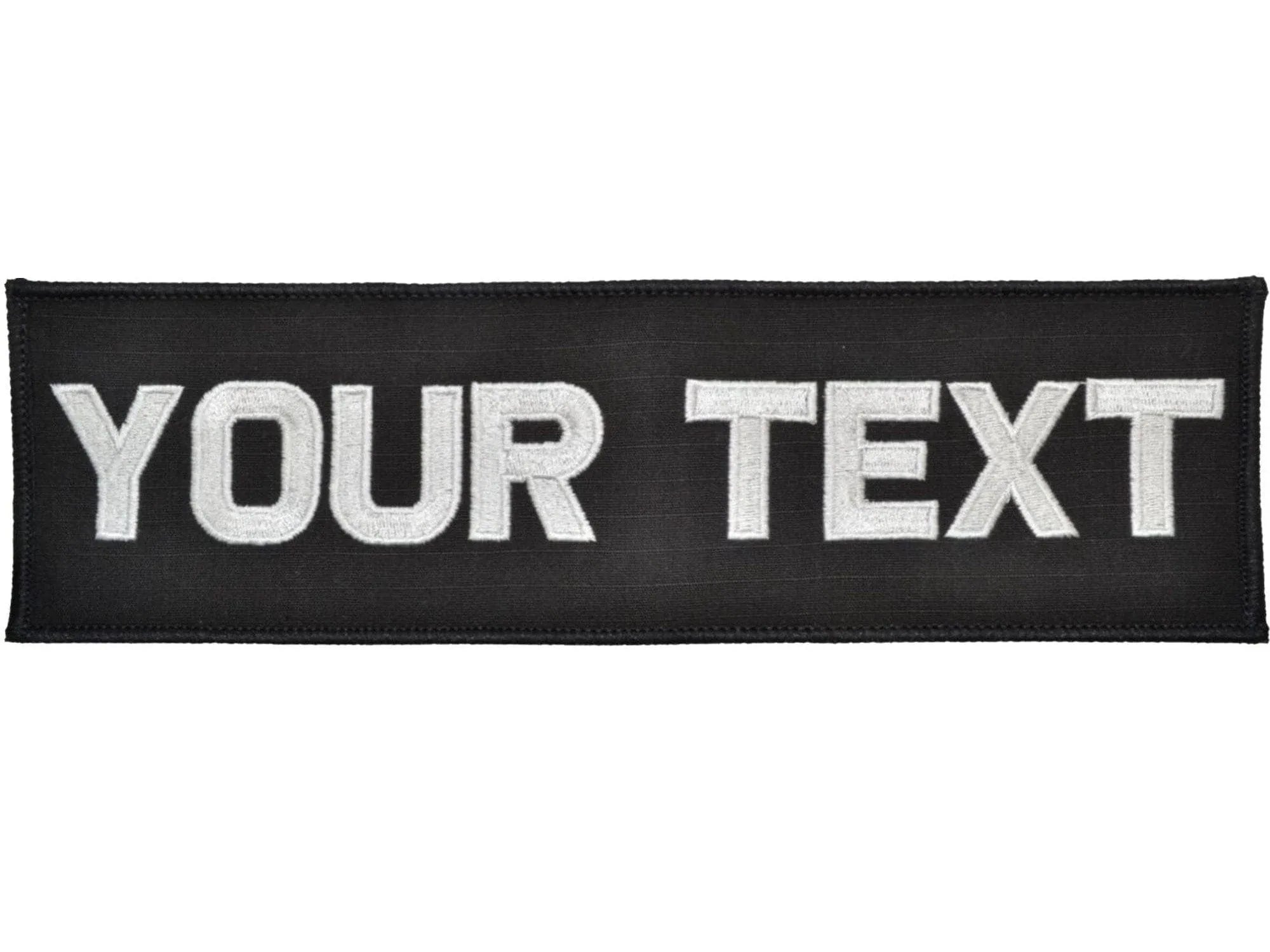 Tactical Gear Junkie Patches Custom Plate Carrier Text Patch - 3x10