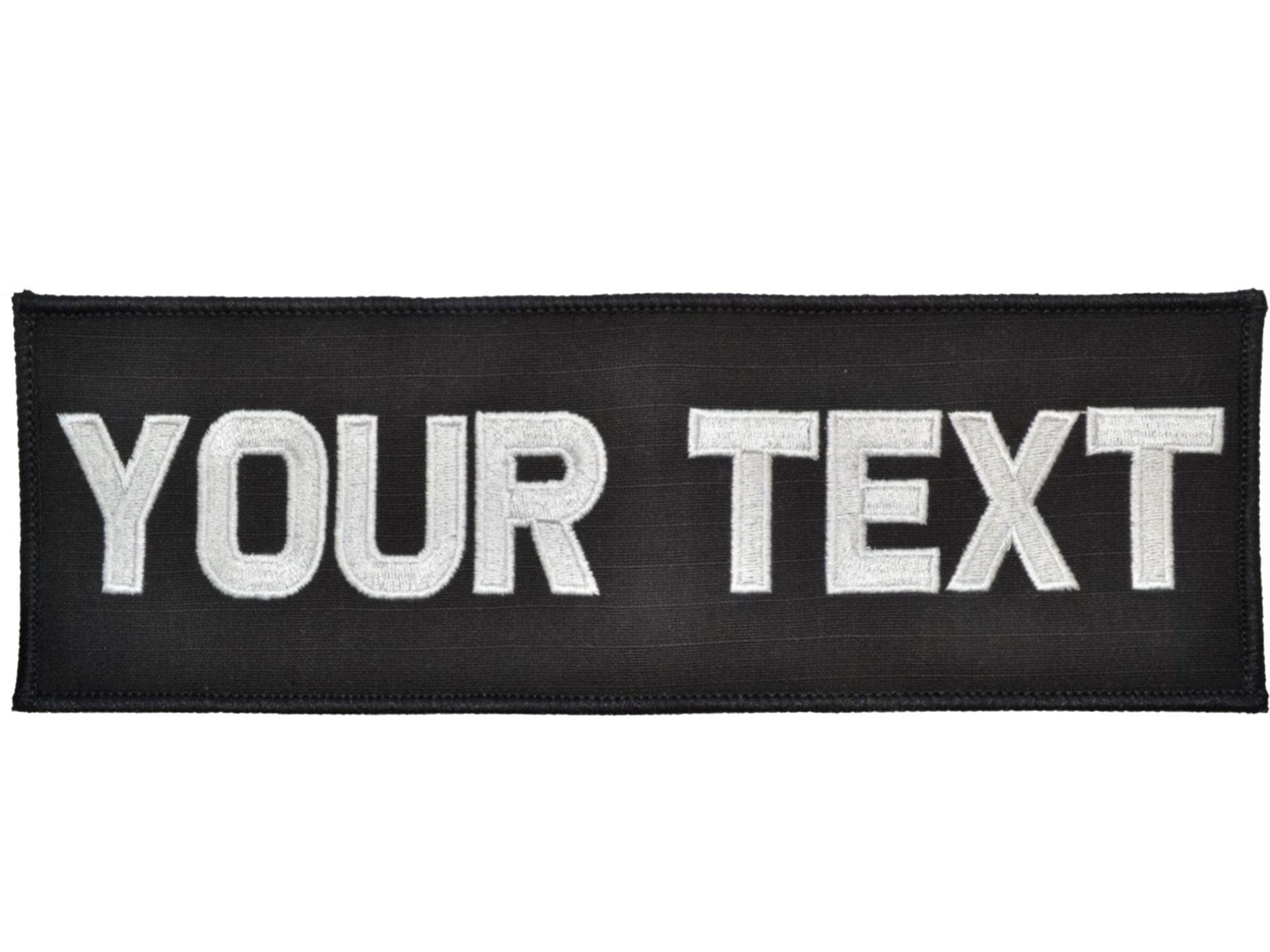 Tactical Gear Junkie Patches Custom Plate Carrier Text Patch - 3x9