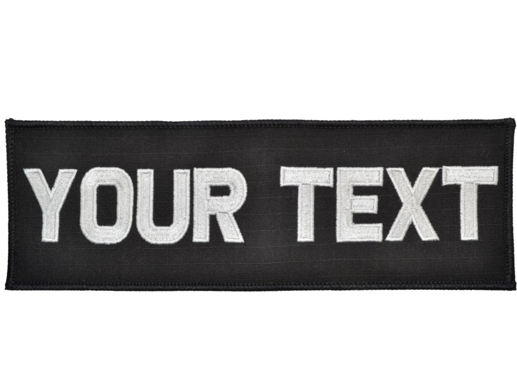 Tactical Gear Junkie Patches Custom Plate Carrier Text Patch - 3x9