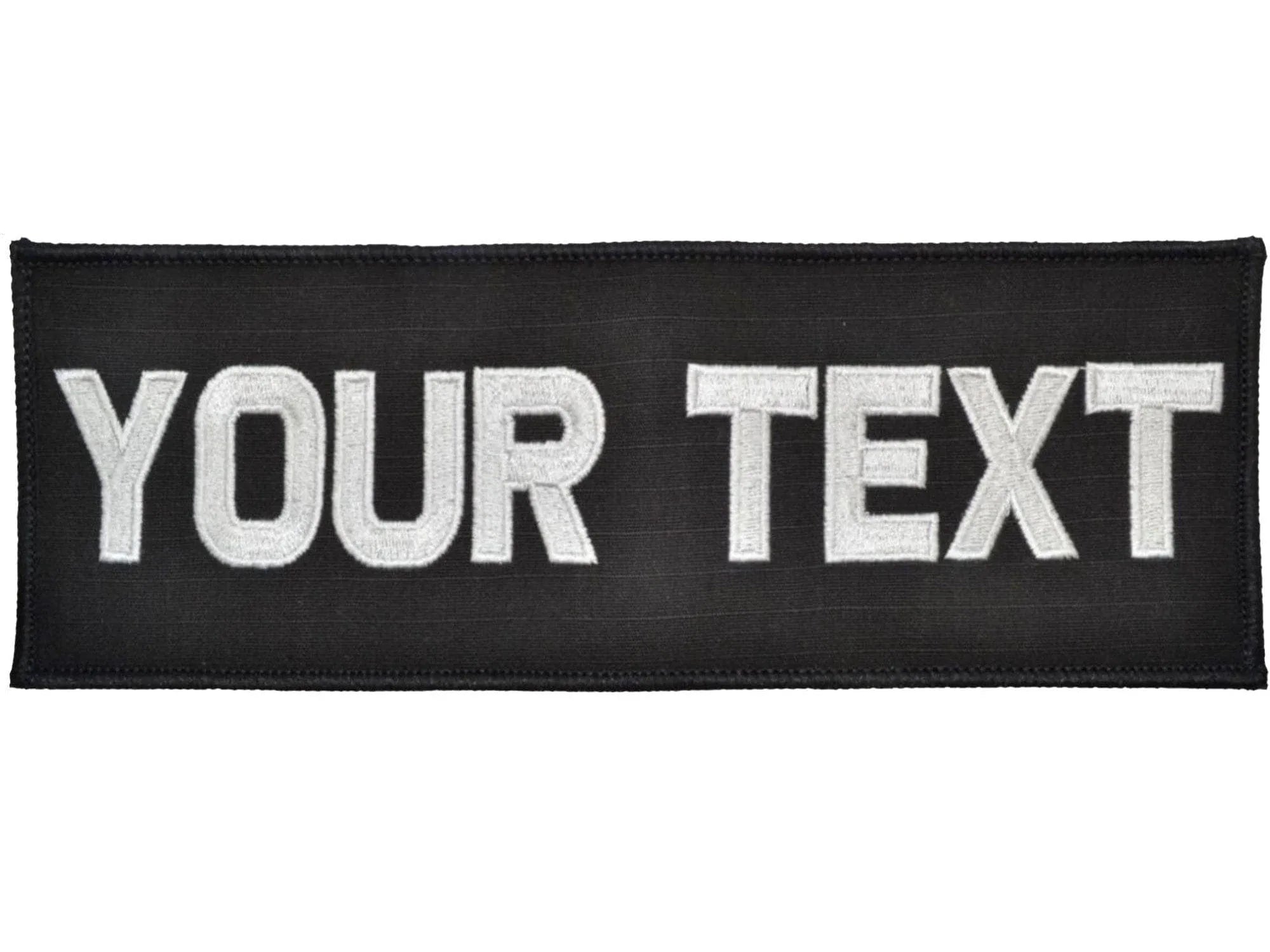 Tactical Gear Junkie Patches Custom Plate Carrier Text Patch - 4x11