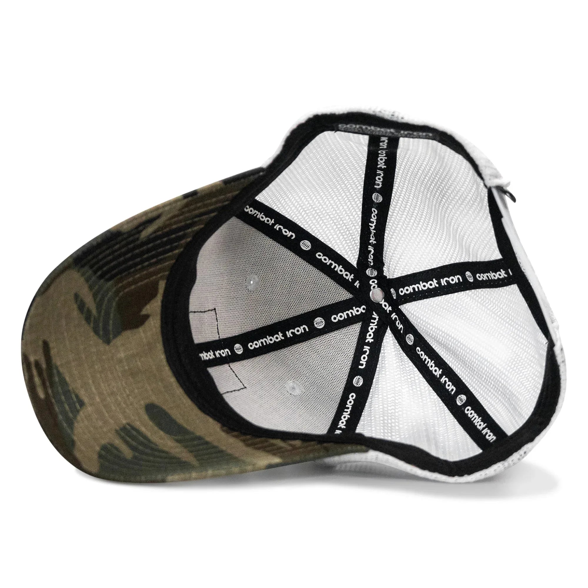 Death Is Promised. Mercy Is Earned Patch Snapback Hat - Combat Iron Apparel Co.