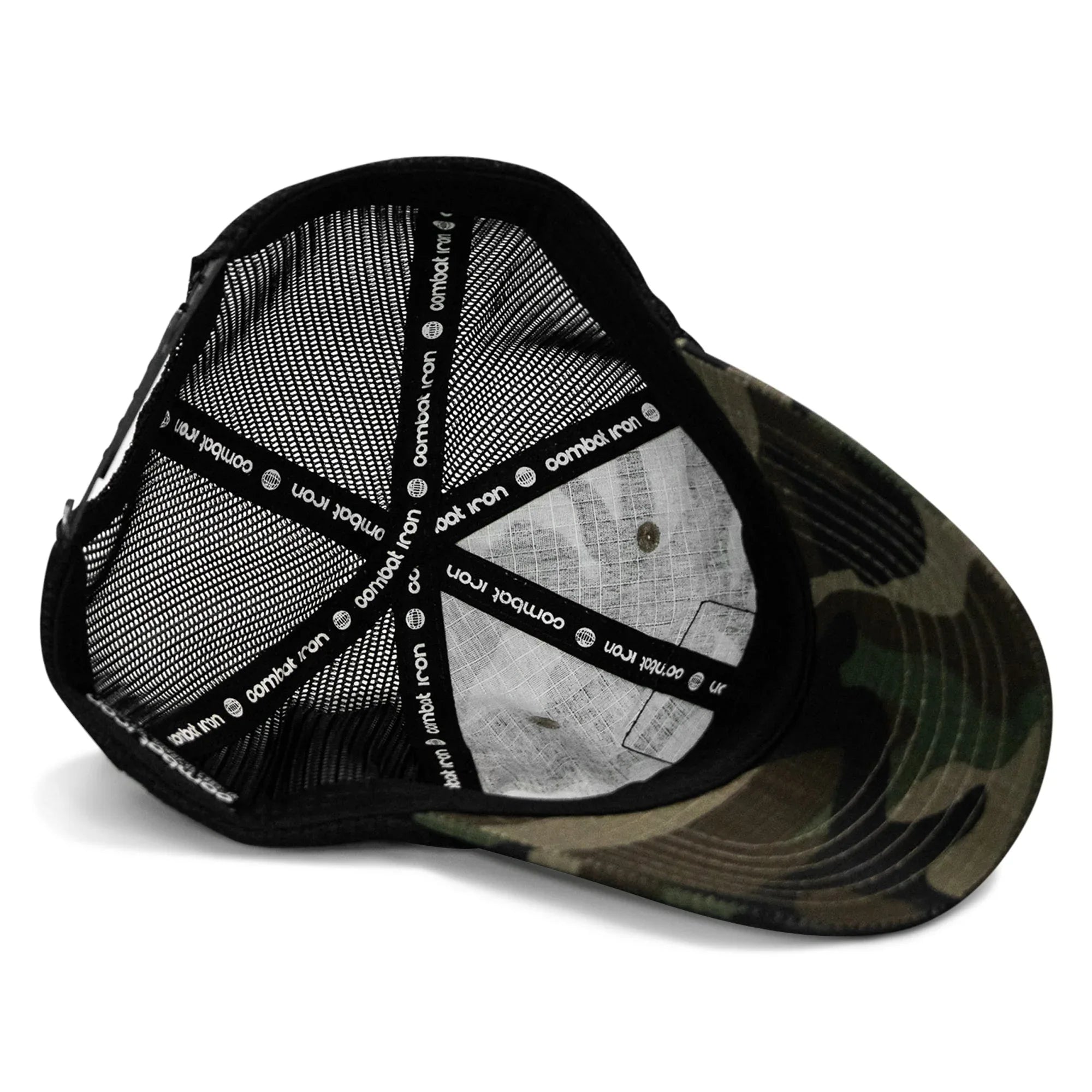 Death Is Promised. Mercy Is Earned Patch. Tactical Ripstop Mesh Snapback Hat - Combat Iron Apparel Co.