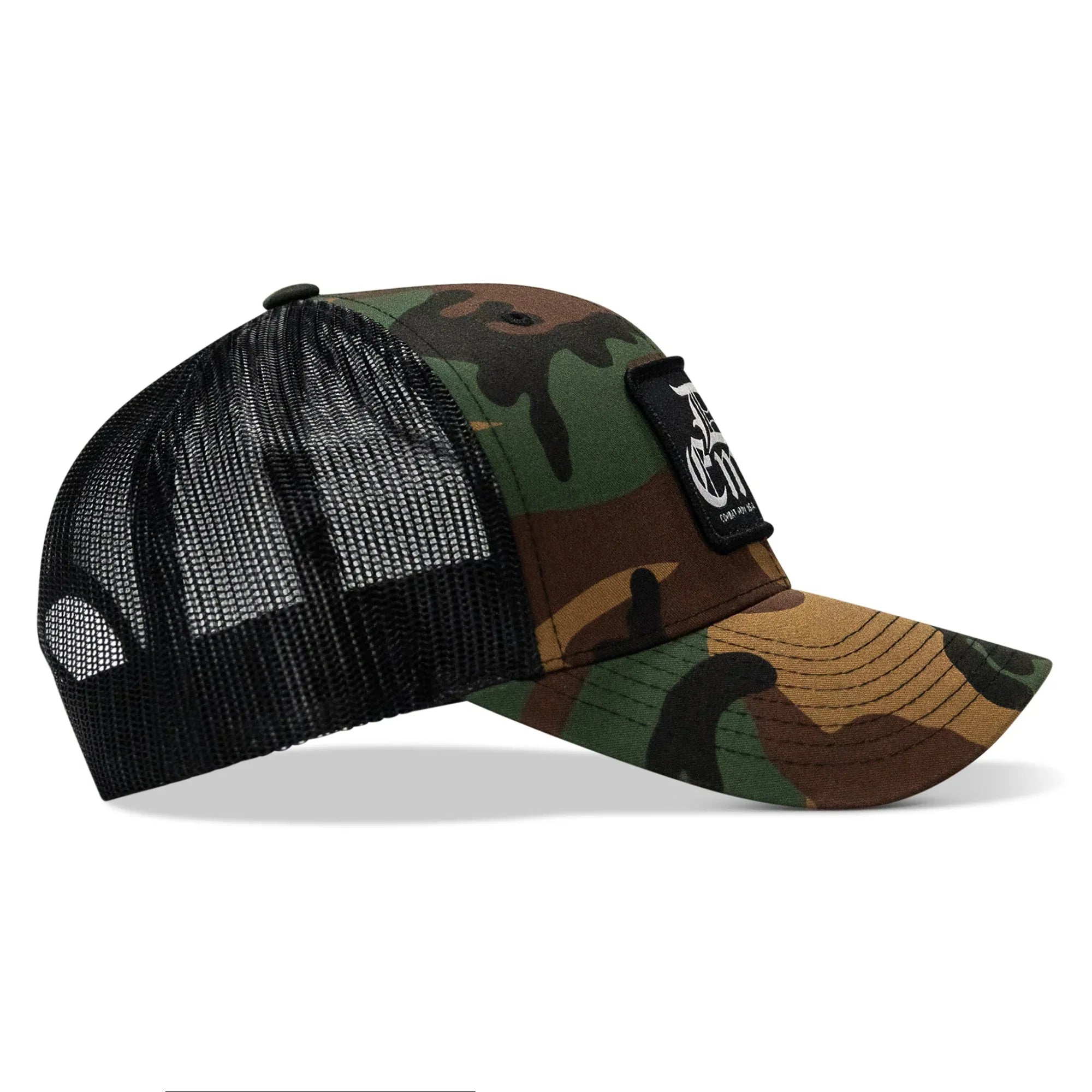 Die Empty Black Patch Snapback Hat - Combat Iron Apparel Co.