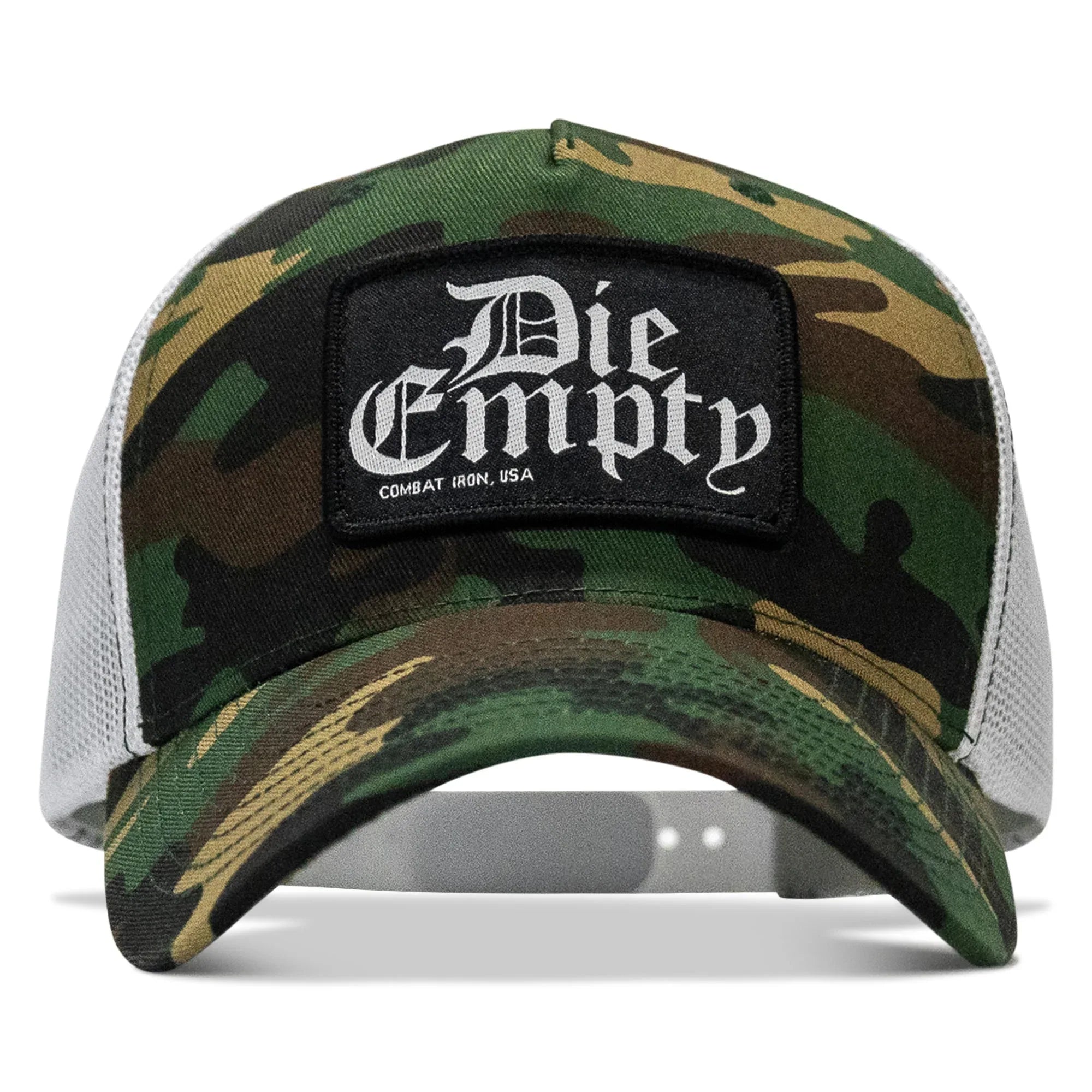 Die Empty Black Patch Snapback Hat - Combat Iron Apparel Co.
