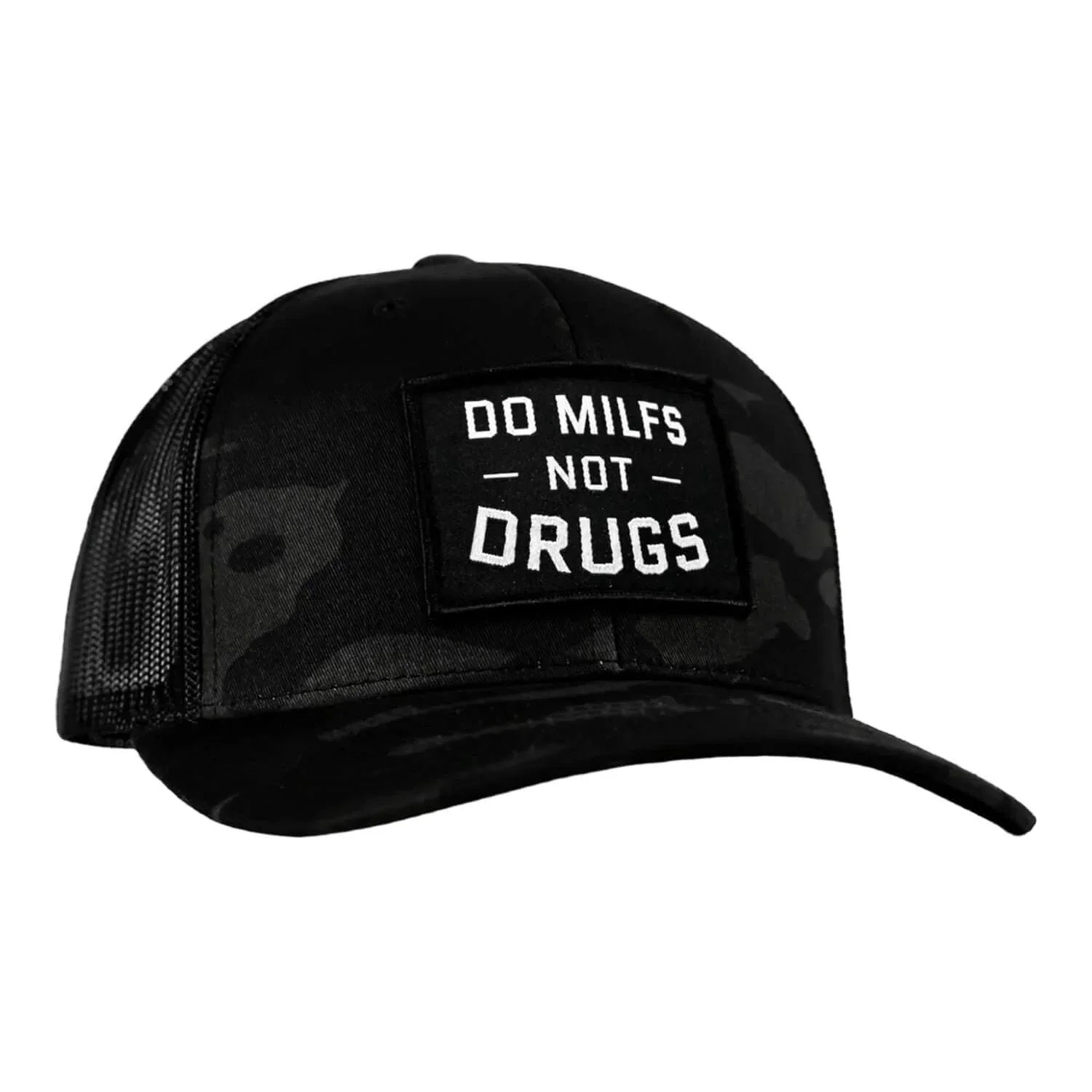 Do Milfs. Not Drugs. Patch Snapback HAT - Combat Iron Apparel Co.