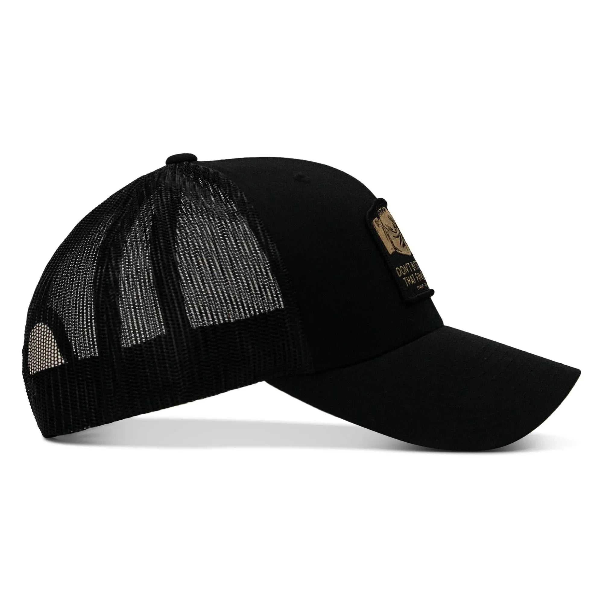 Don't Bite The Hand That Fingers you Patch Snapback Hat - Combat Iron Apparel Co.