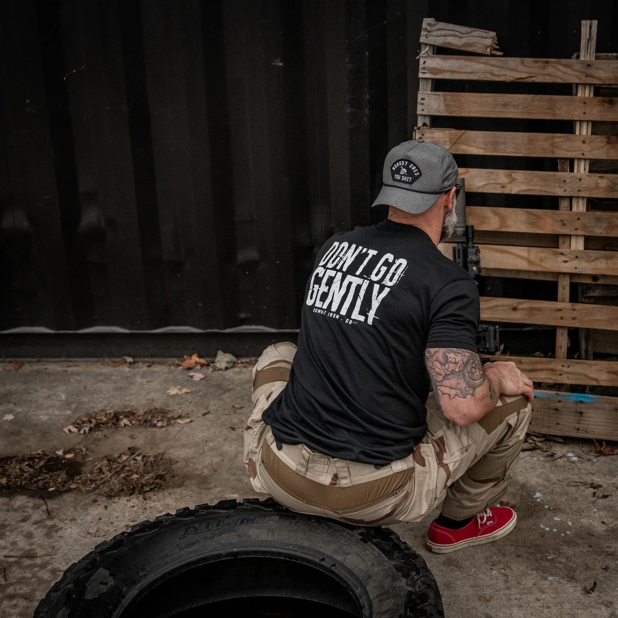 Don't Go Gently Men's T-Shirt - Combat Iron Apparel Co.