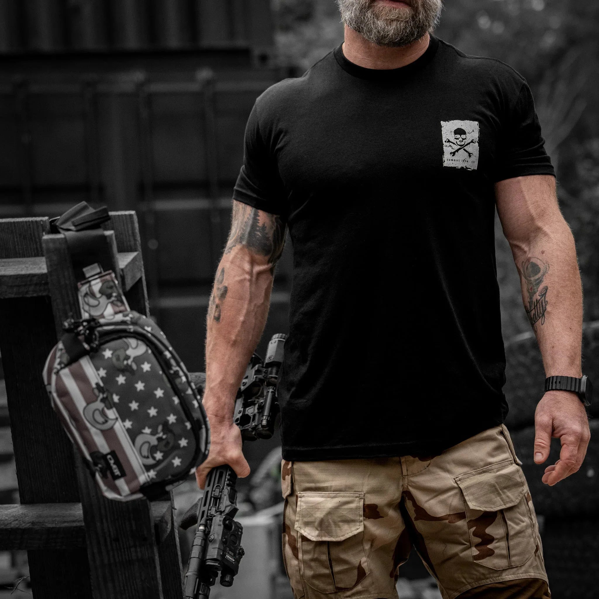 Don't Go Gently Men's T-Shirt - Combat Iron Apparel Co.