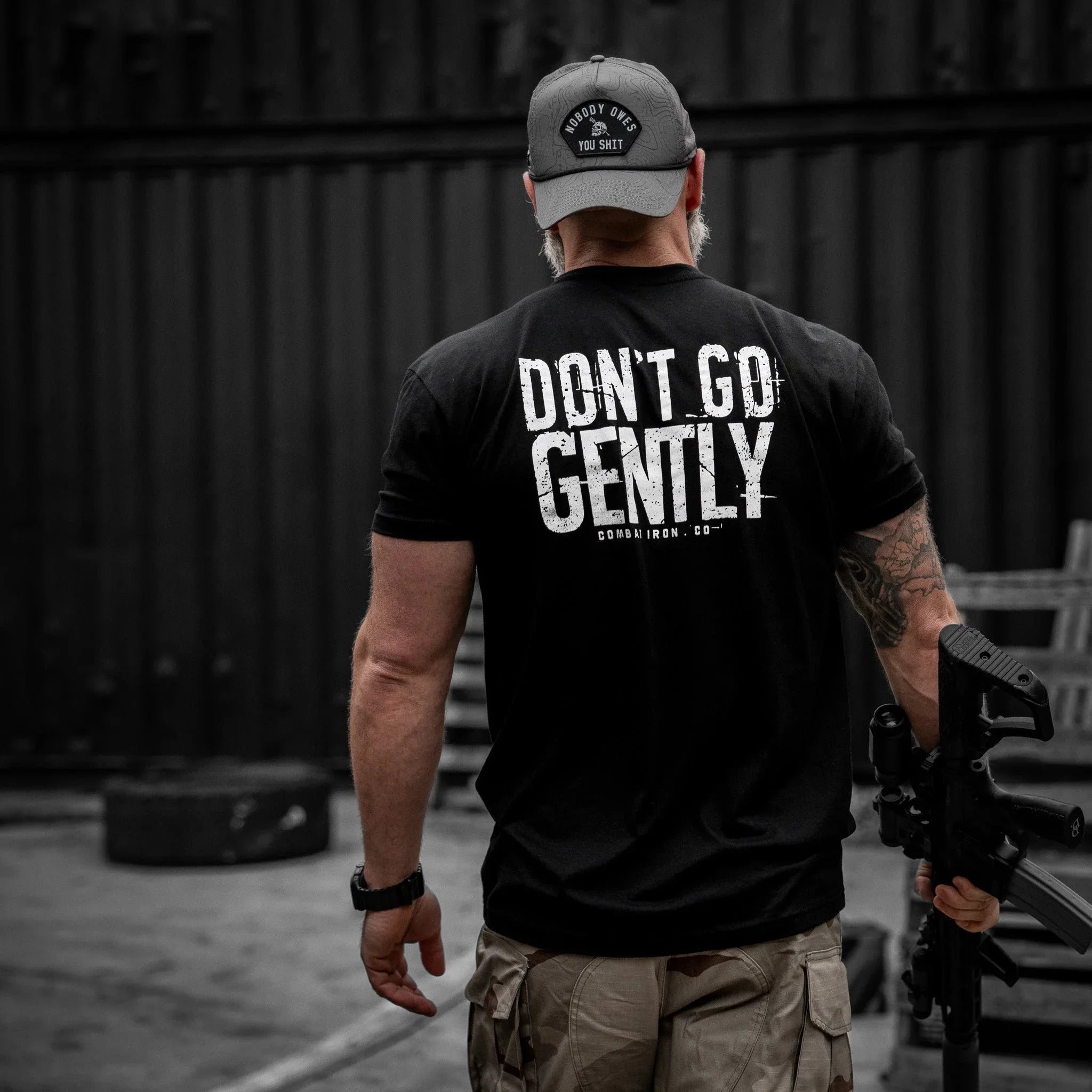 Don't Go Gently Men's T-Shirt - Combat Iron Apparel Co.