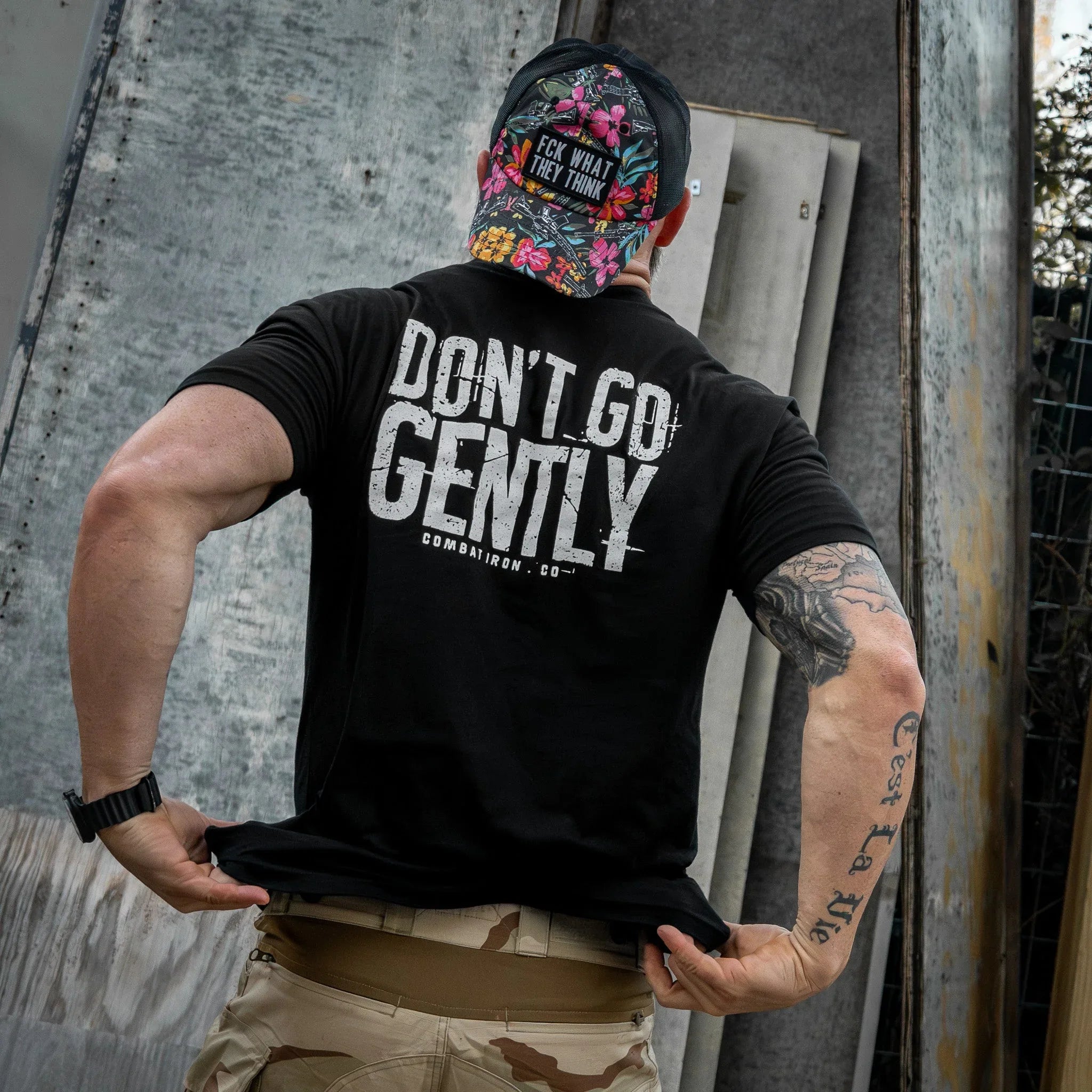 Don't Go Gently Men's T-Shirt - Combat Iron Apparel Co.