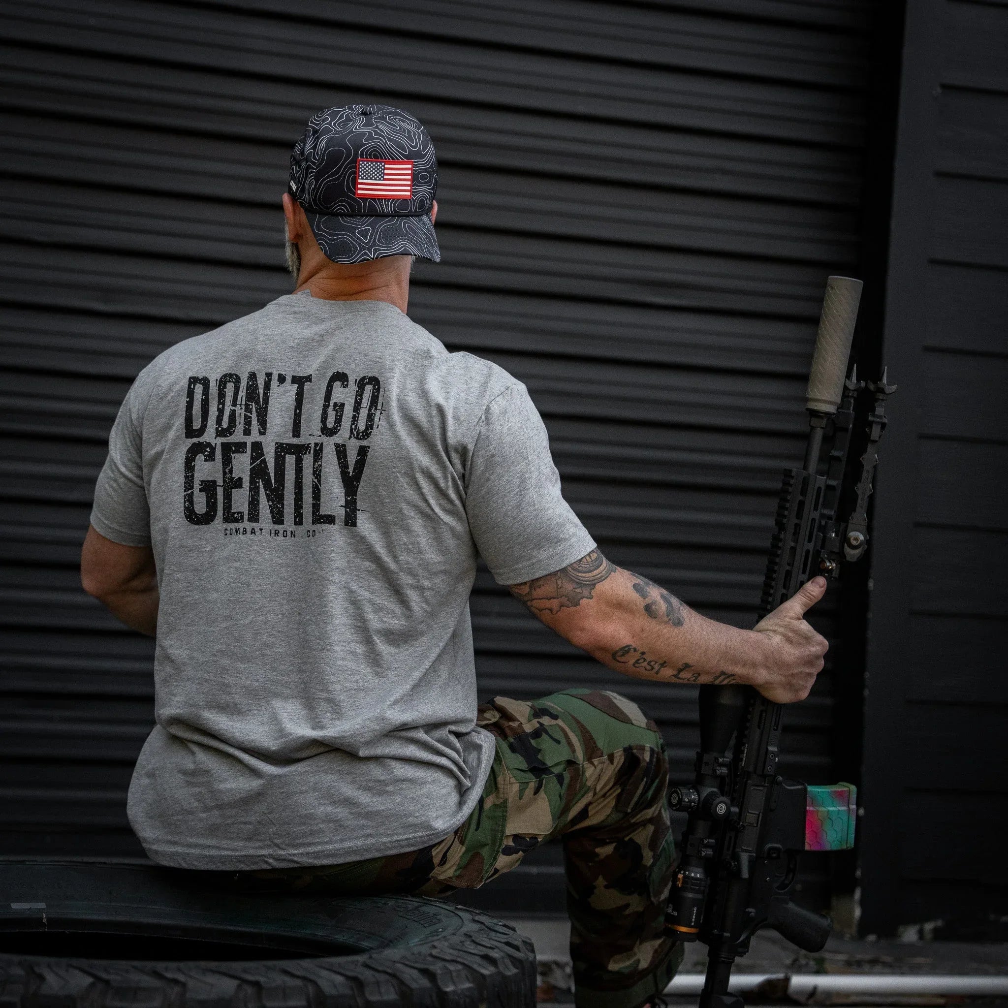 Don't Go Gently Men's T-Shirt - Combat Iron Apparel Co.