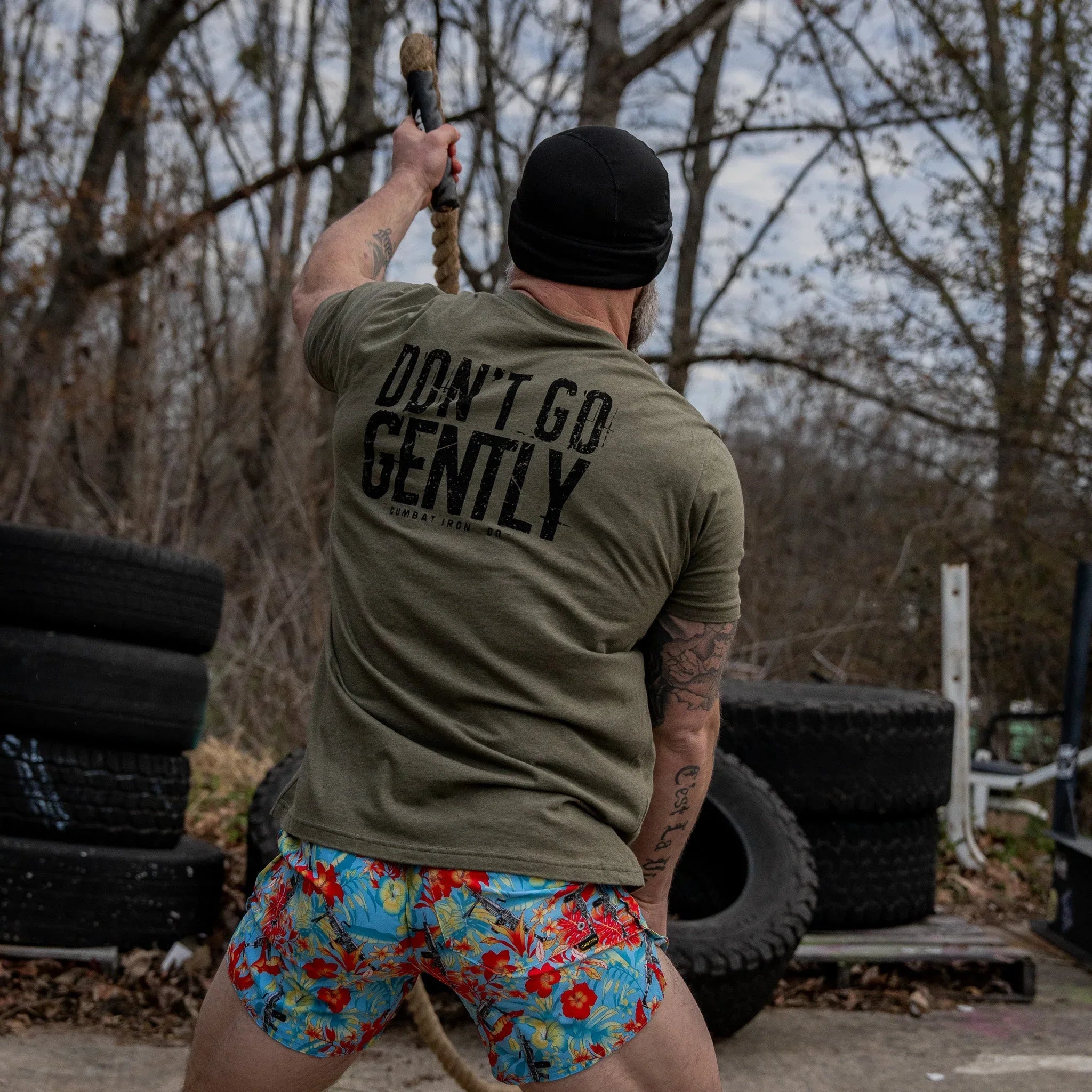 Don't Go Gently Men's T-Shirt - Combat Iron Apparel Co.