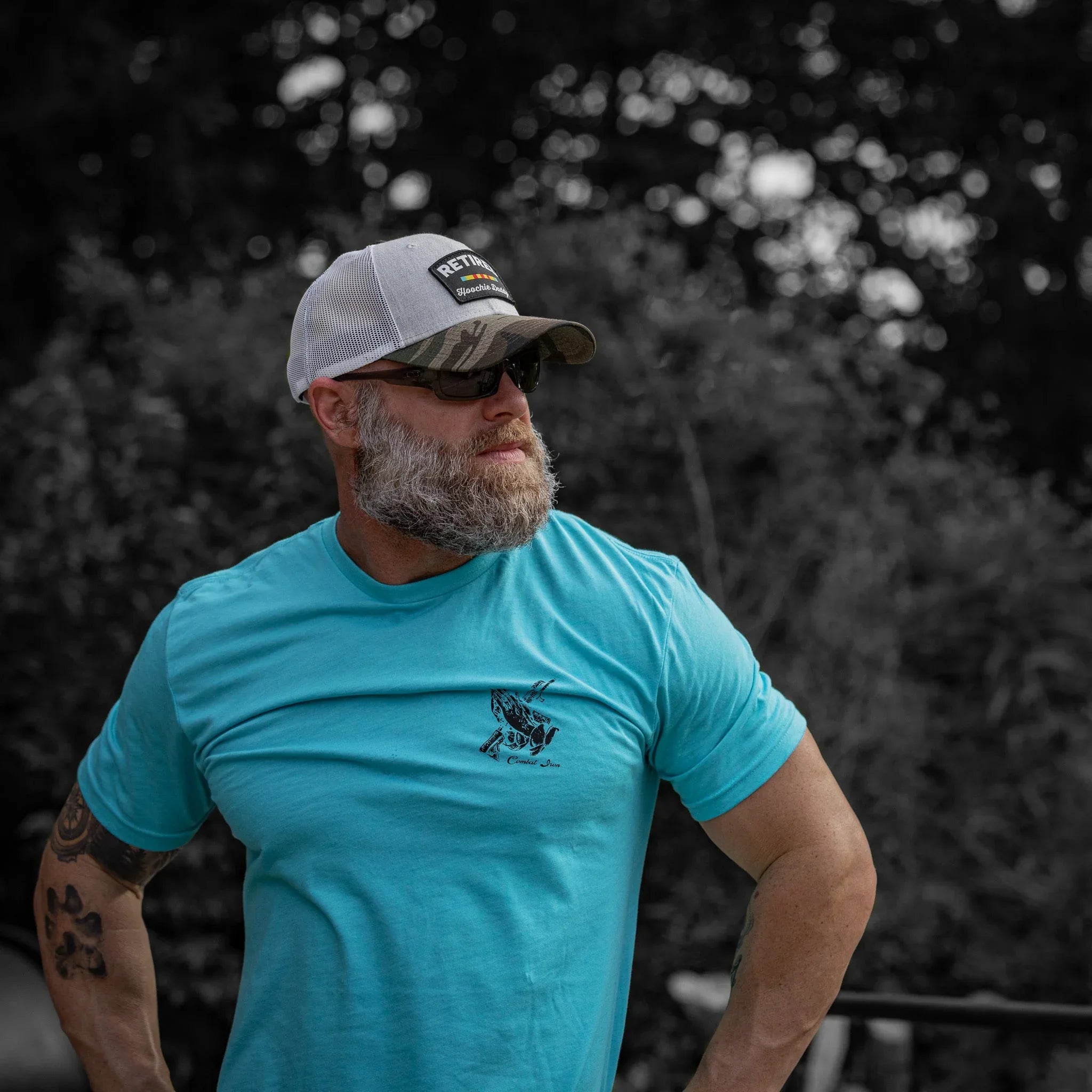 In Guns We Trust Men's T-Shirt - Combat Iron Apparel Co.