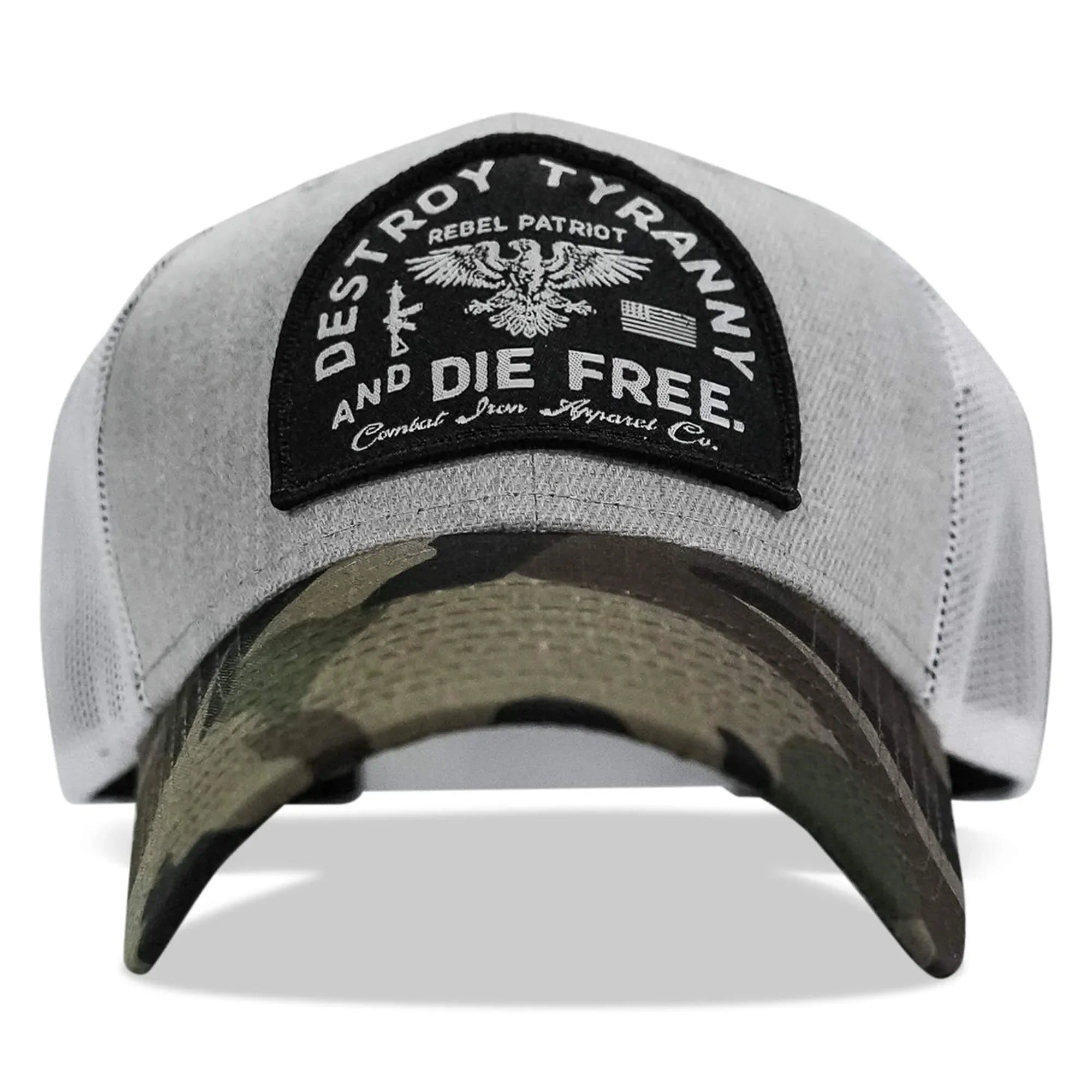 Destroy Tyranny and Die Free Patch Snapback - Combat Iron Apparel Co.
