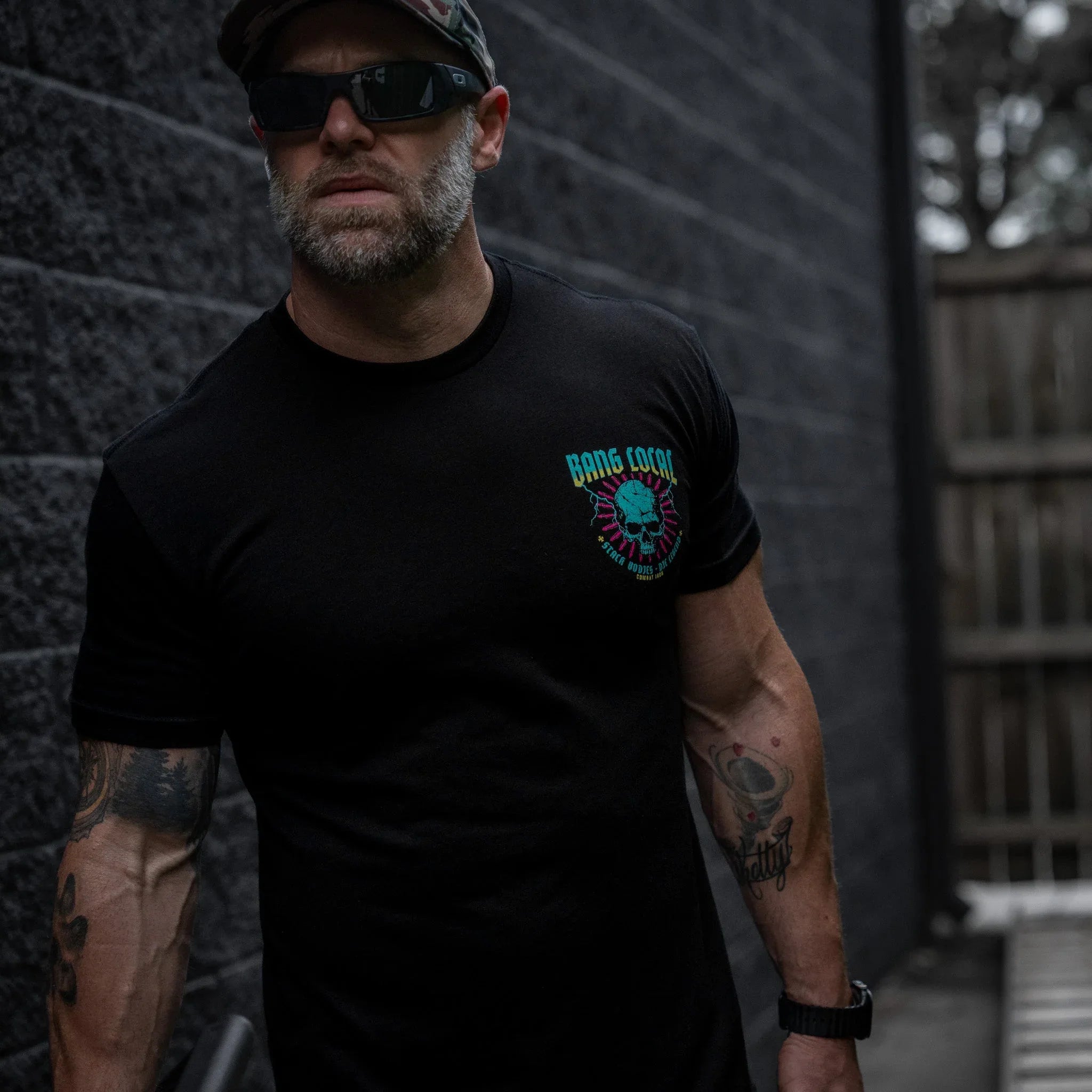 Bang Local. Stack Bodies Men's T-Shirt - Combat Iron Apparel Co.