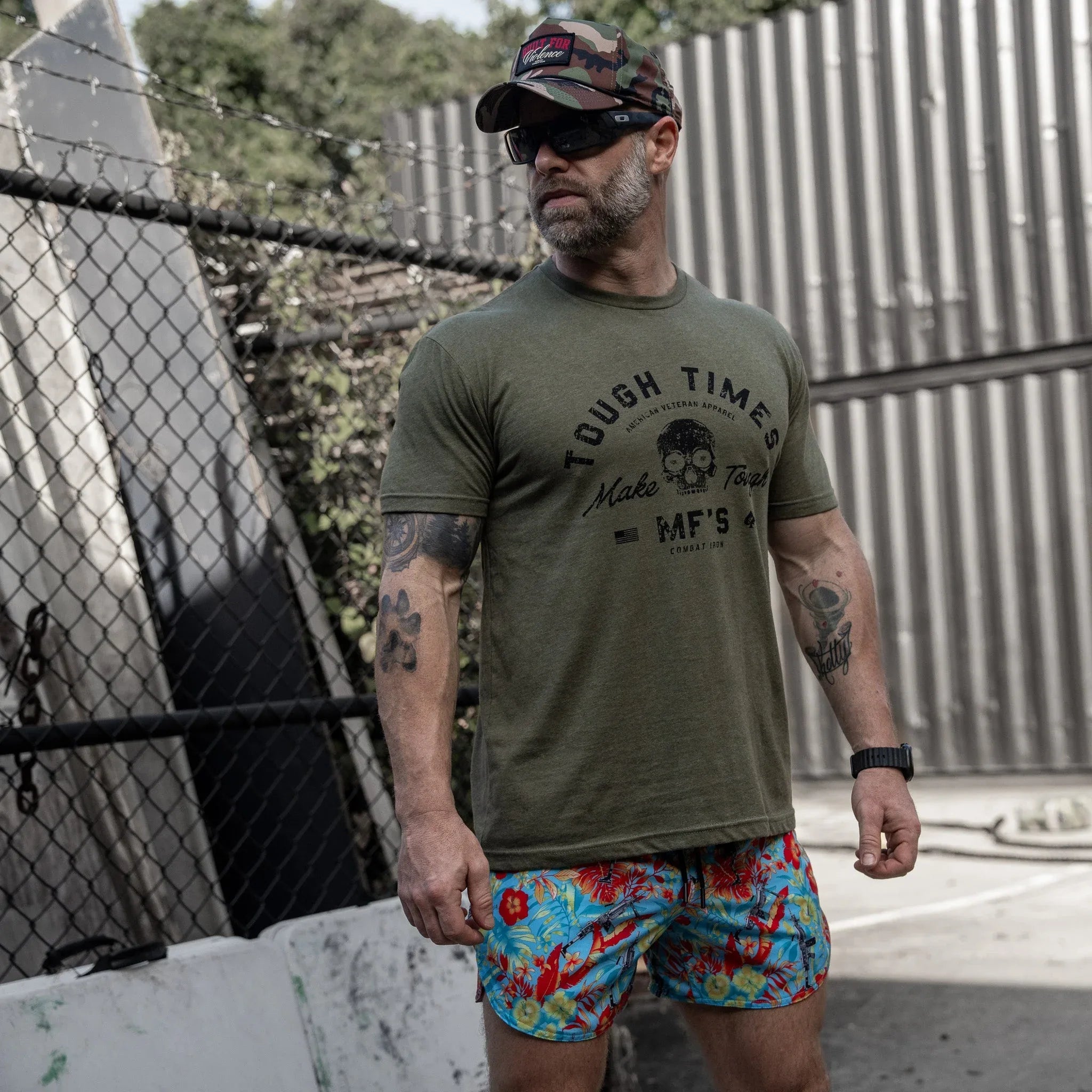 Tough Times Make Tough MF's Men's T-Shirt - Combat Iron Apparel Co.