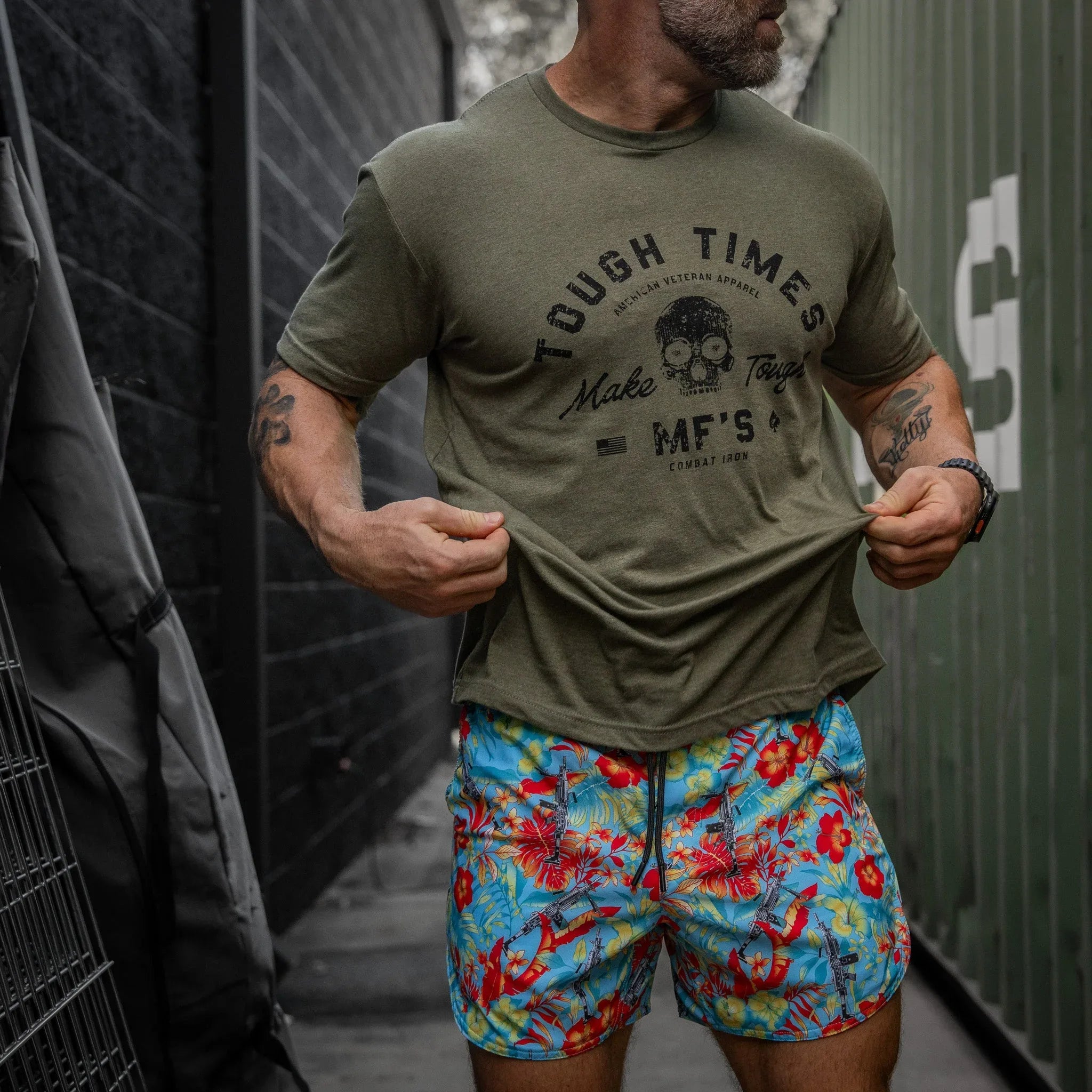 Tough Times Make Tough MF's Men's T-Shirt - Combat Iron Apparel Co.