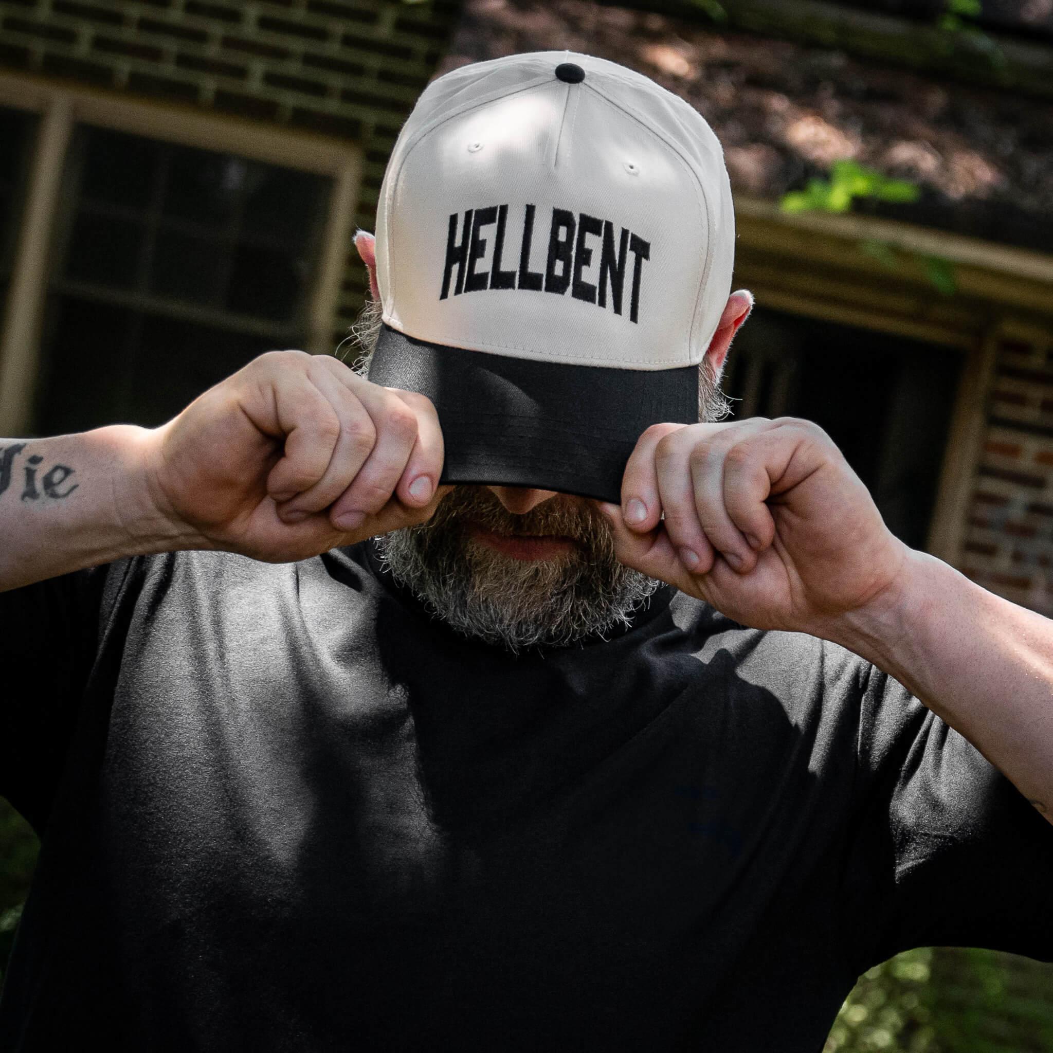 Hellbent Arched Classic Snapback Hat - Combat Iron Apparel Co.