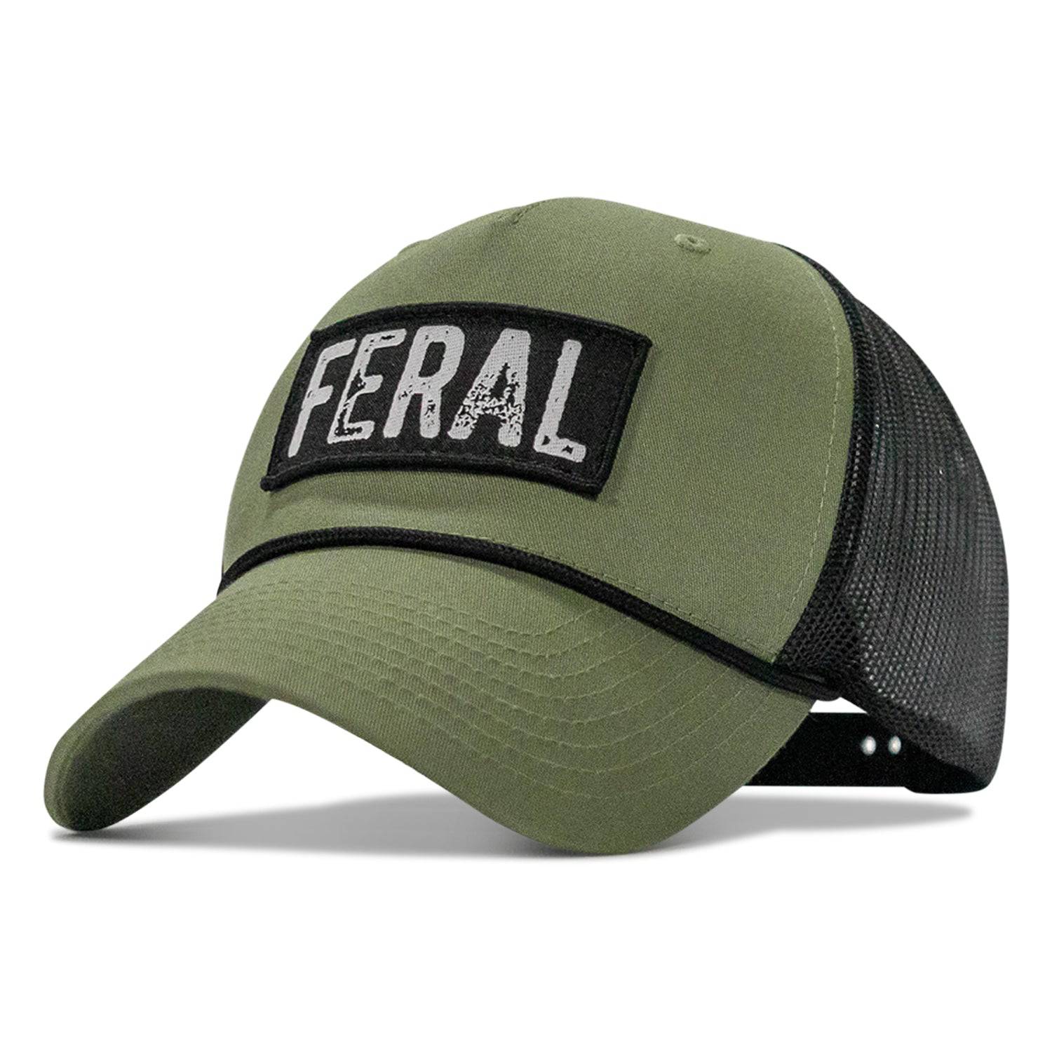 Feral Patch Rope Snapback Hat - Combat Iron Apparel Co.