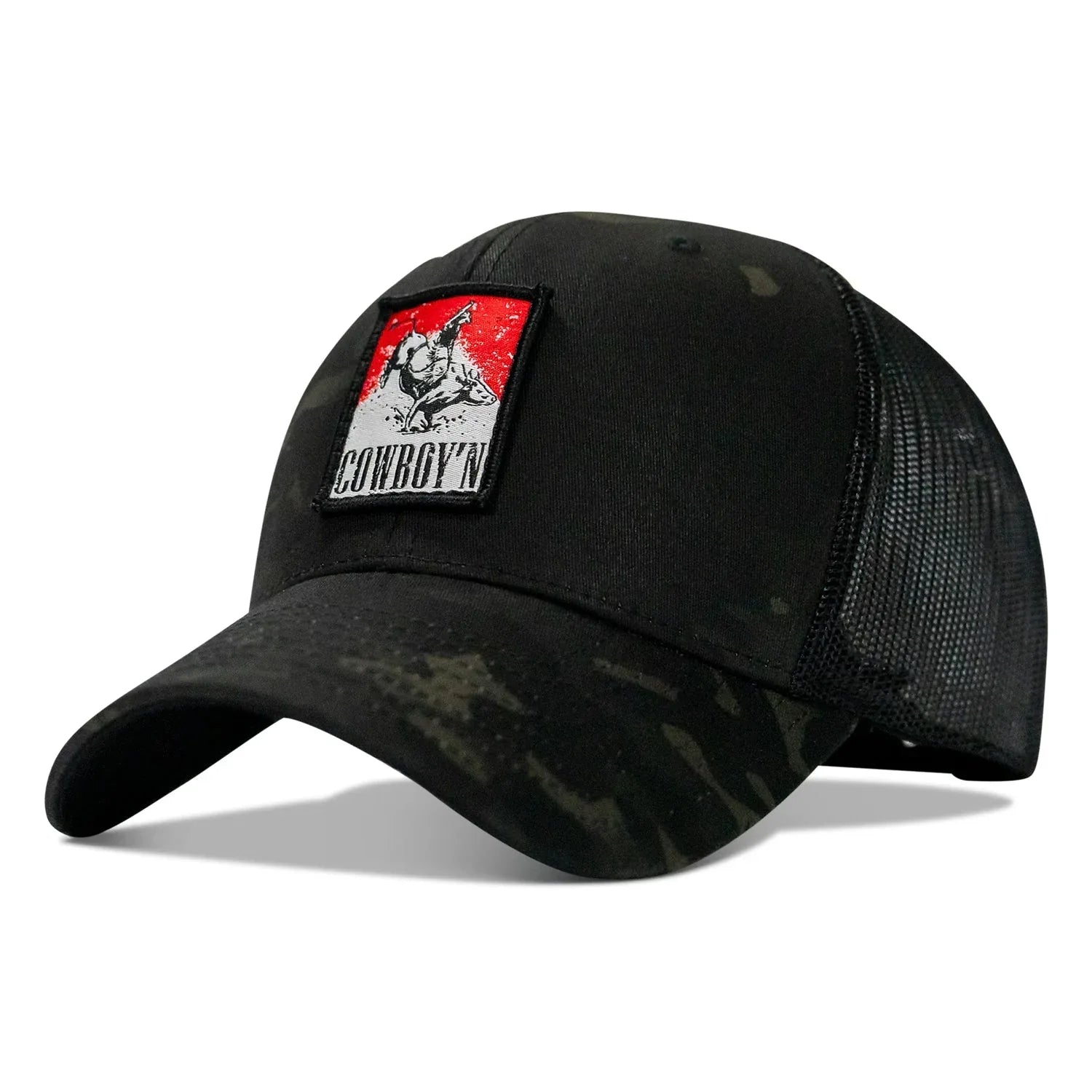 Cowboy'n Knuck If You Buck Patch SnapBack - Combat Iron Apparel Co.