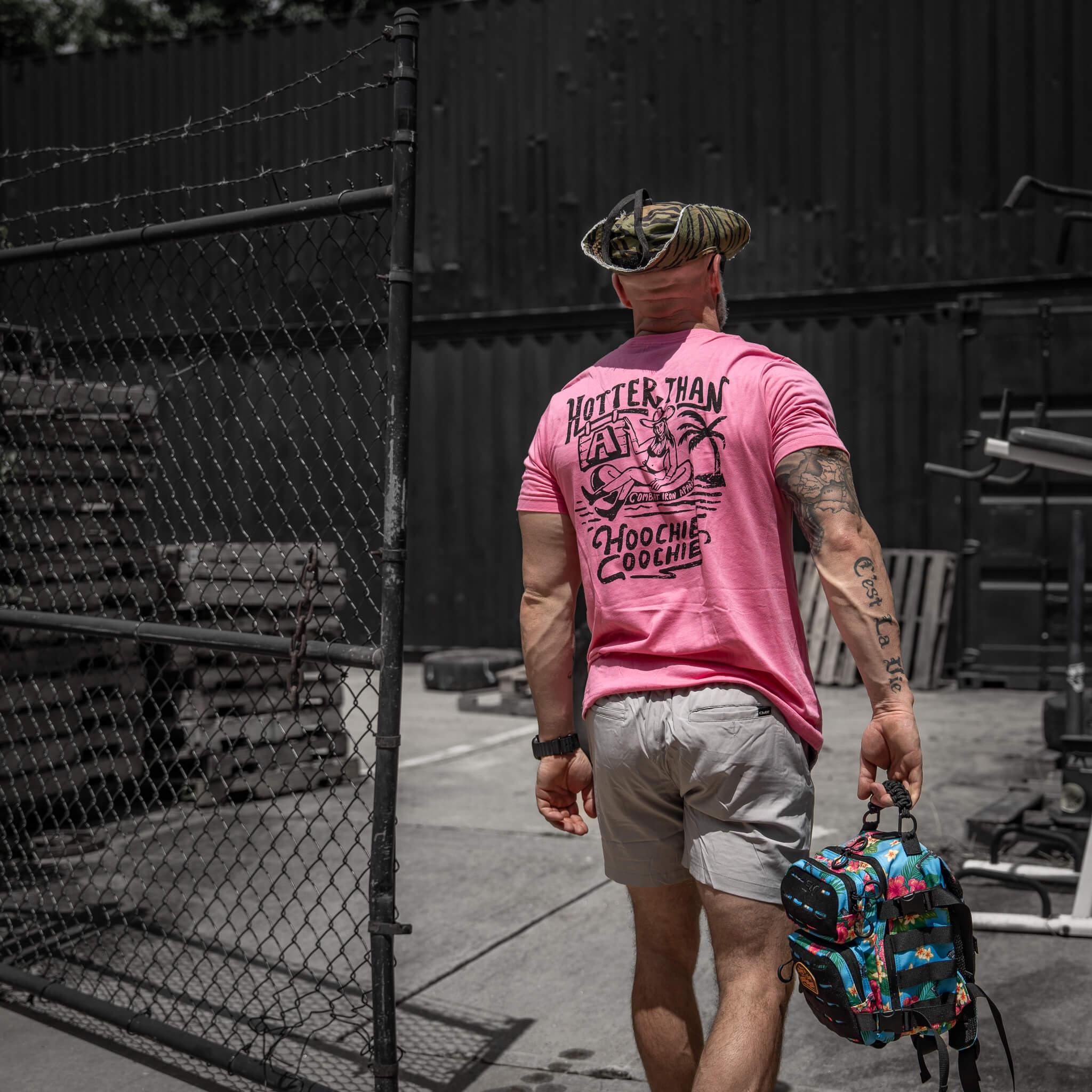 Hotter Than A Hoochie Coochie Men's T-Shirt - Combat Iron Apparel Co.